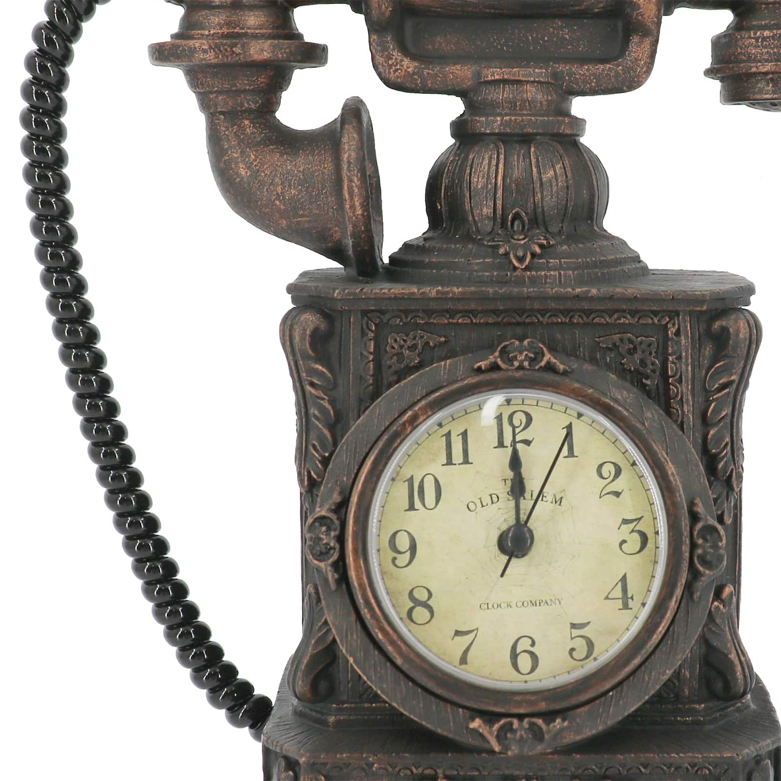 8" Old Salem Antique Clock Phone Tabletop Décor by Ashland®