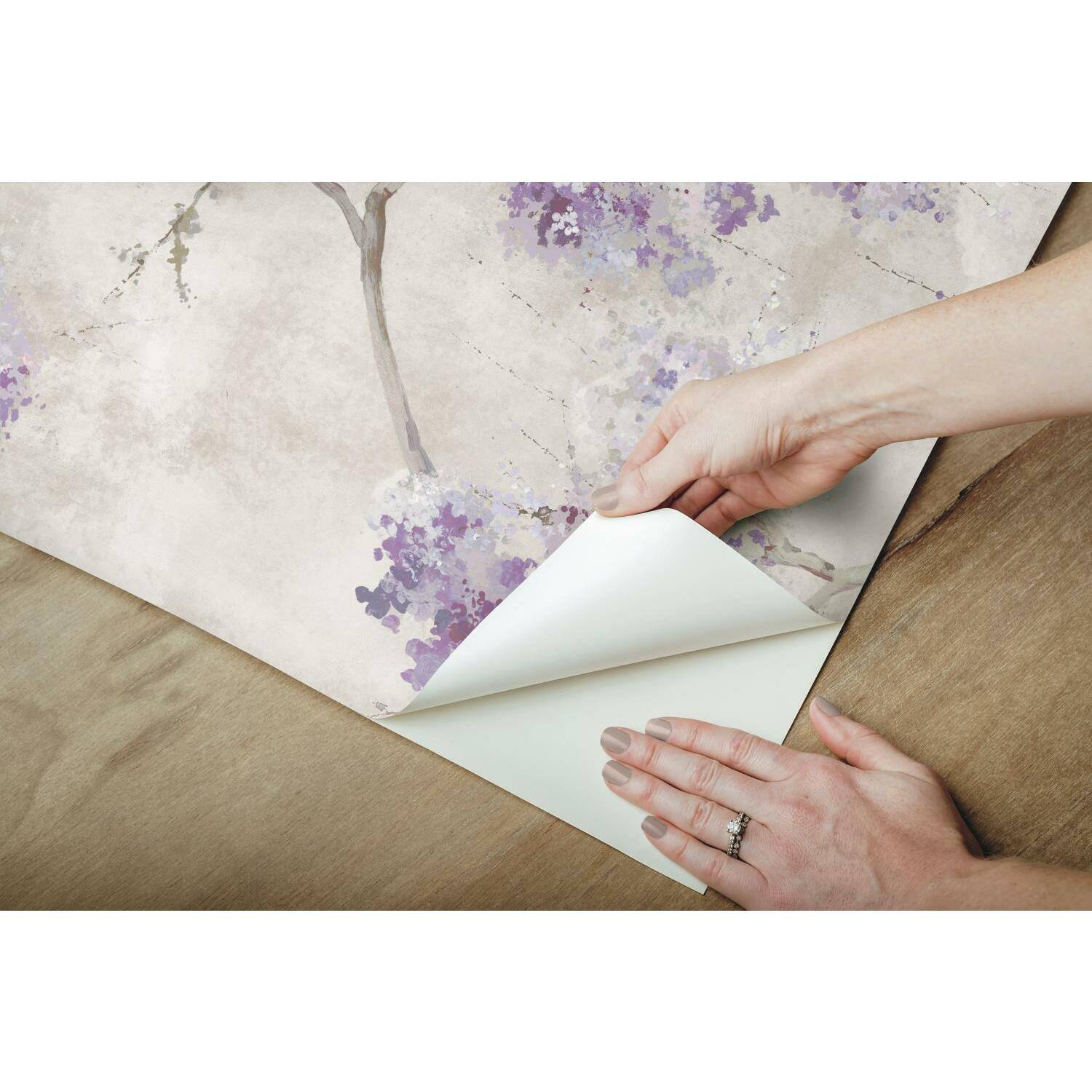 RoomMates Weeping Cherry Tree Blossom Peel & Stick Wallpaper