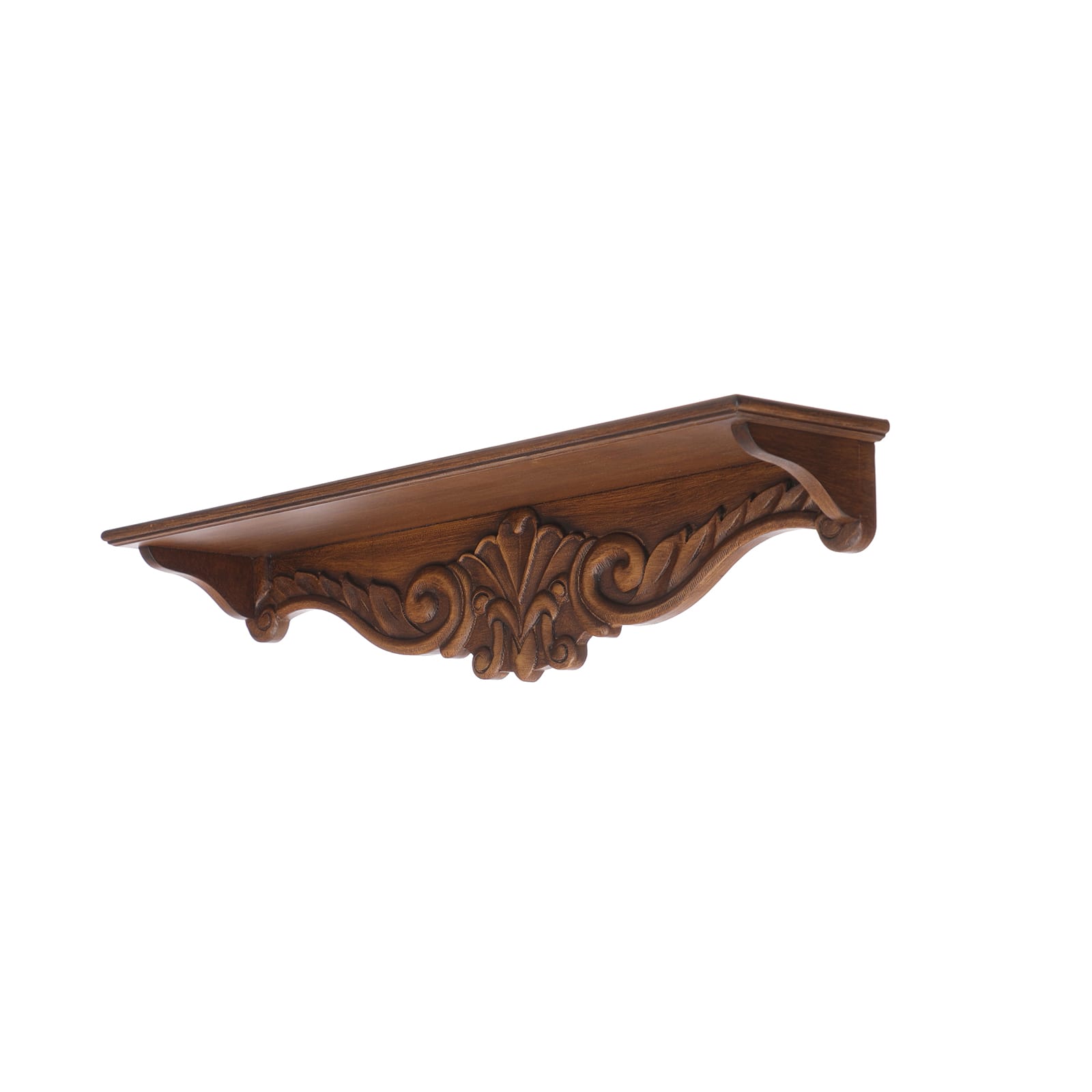 23.5" Embossed Wooden Wall Shelf by Ashland®