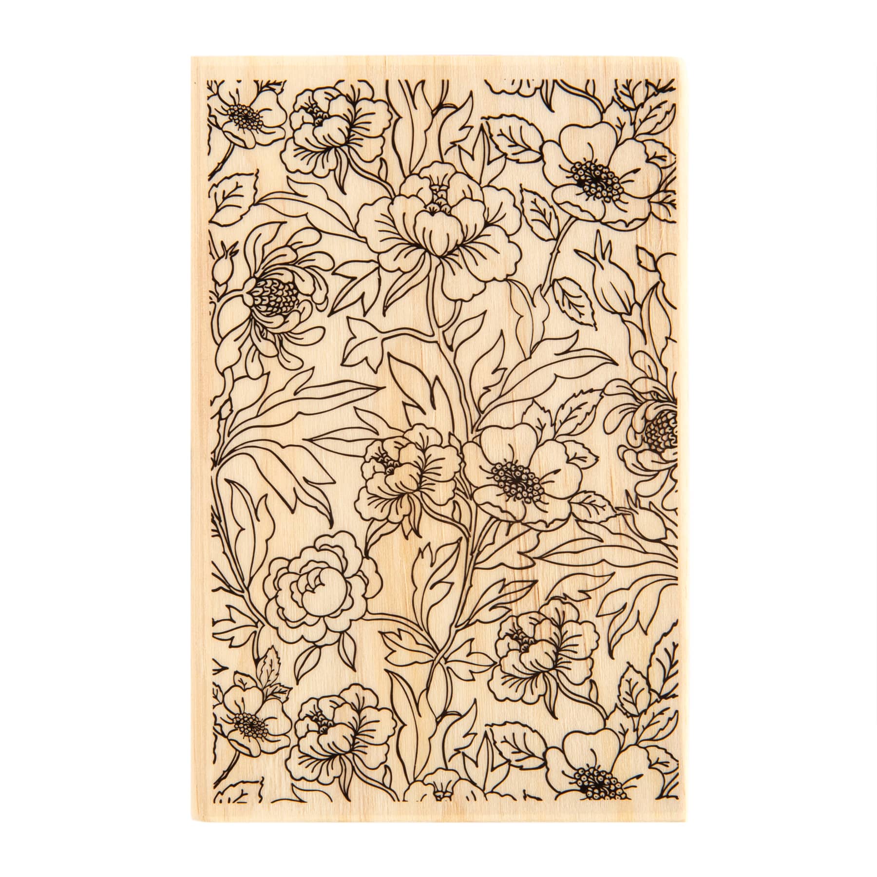 6 Pack: Flower & Foliage Wood Stamp by Recollections®