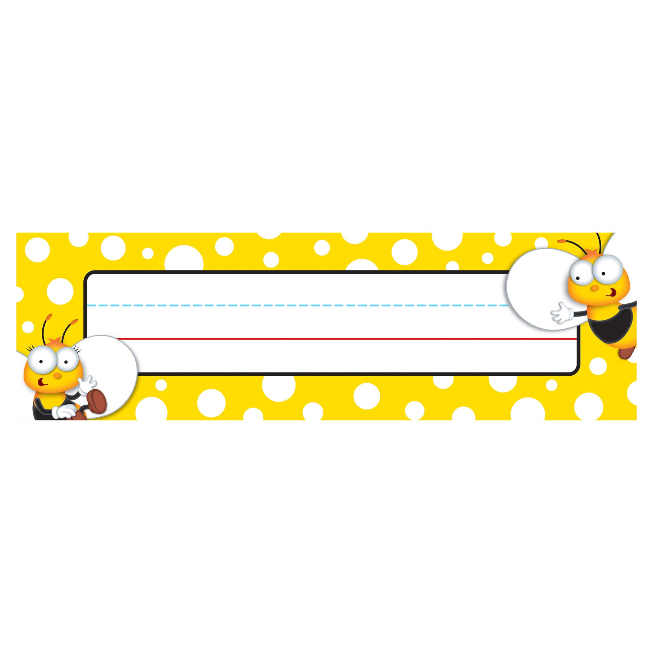 Carson Dellosa® 9.5" x 2.75" Education Grades PK-5 Buzz-Worthy Bees Nameplates, 216ct.