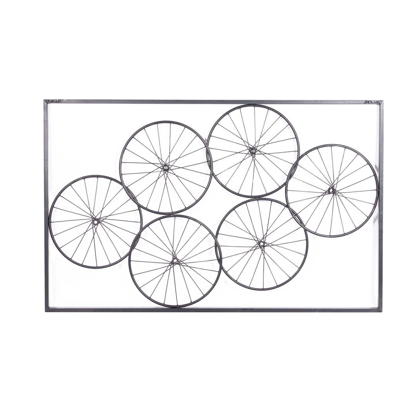 48" Black Iron Rustic Wall Décor