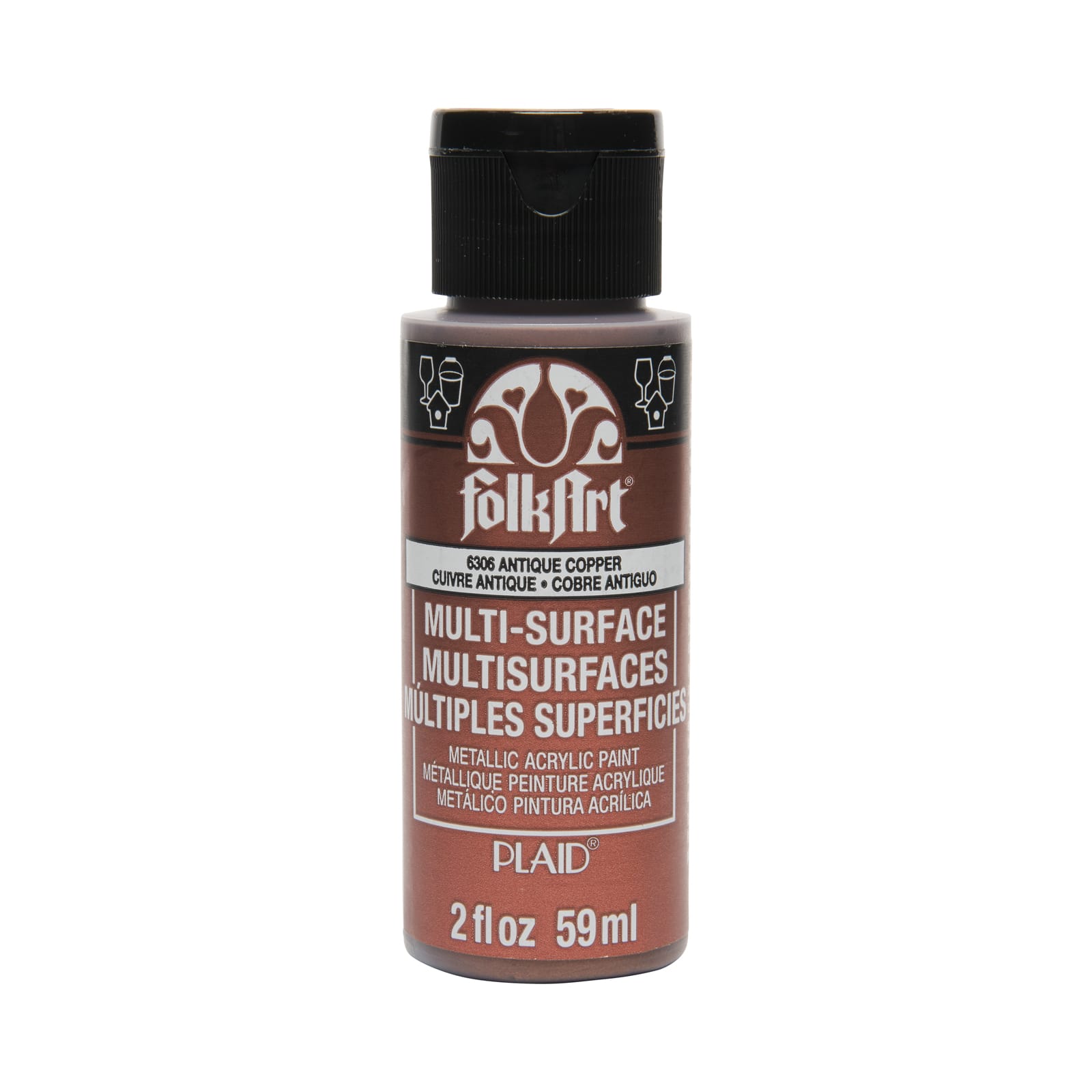12 Pack: FolkArt® Multi-Surface Metallic Acrylic Paint