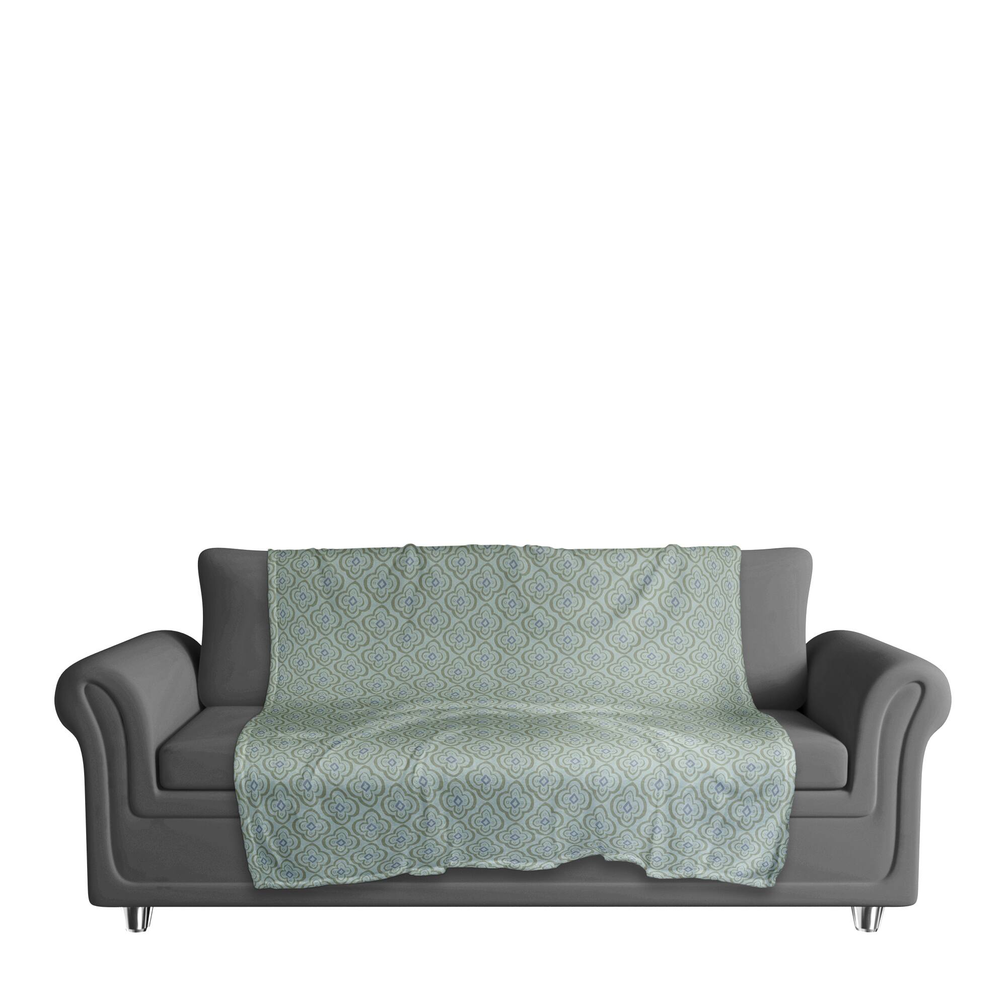 Quatre Coral Fleece Blanket