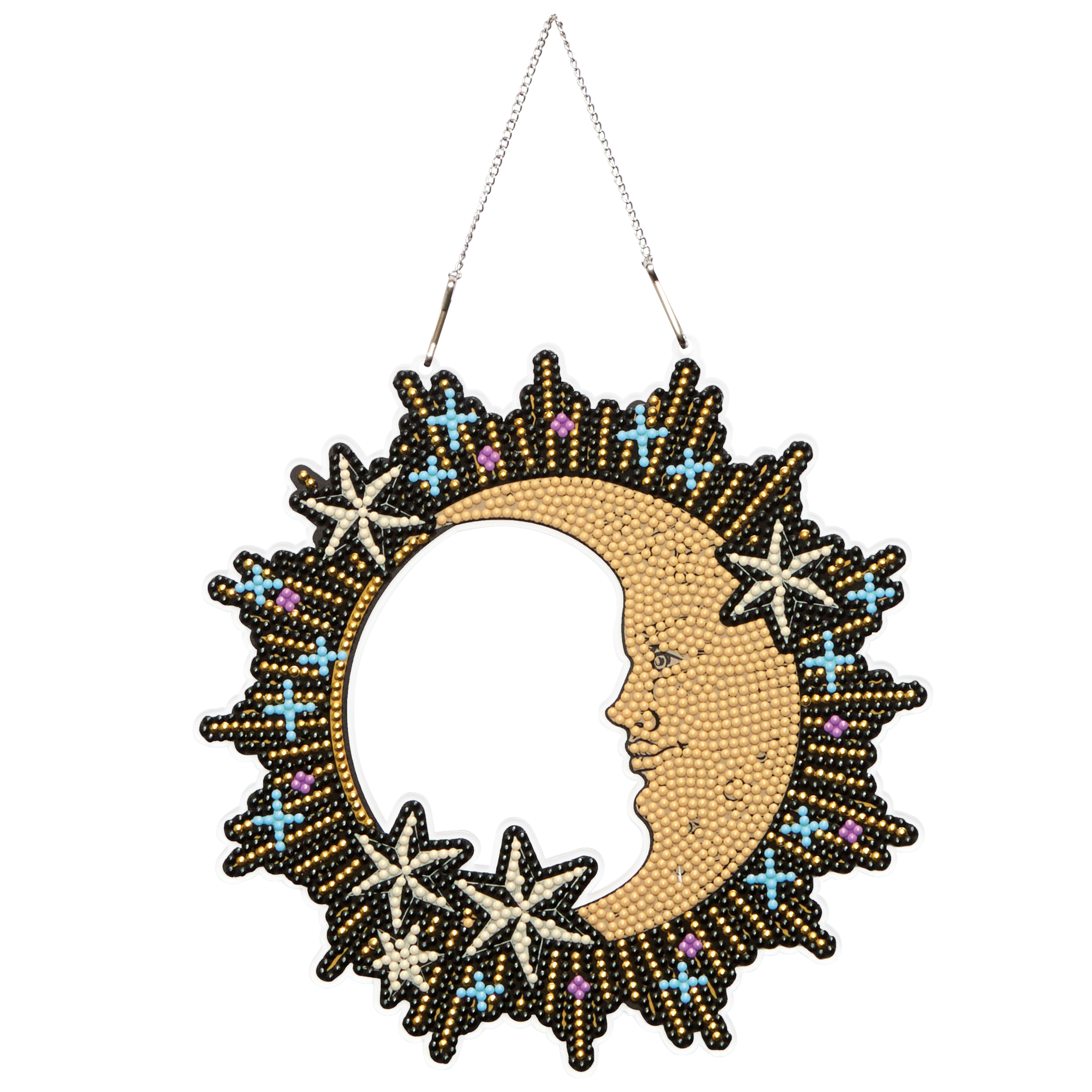 8" Moon & Stars Wreath Diamond Art Kit by Make Market®