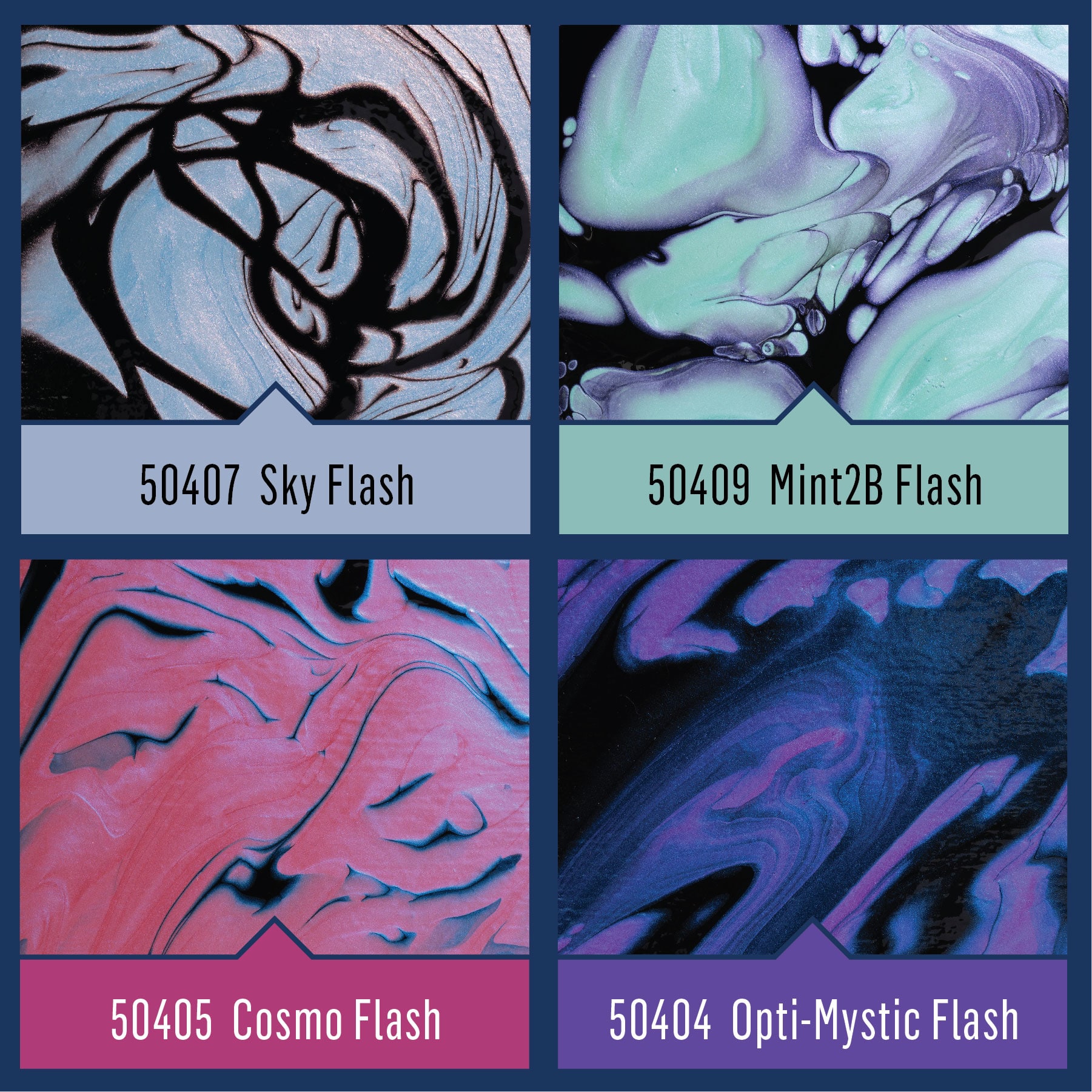 6 Pack: FolkArt® Drizzle™ Flash Pour Fluid Pouring Acrylic Paint