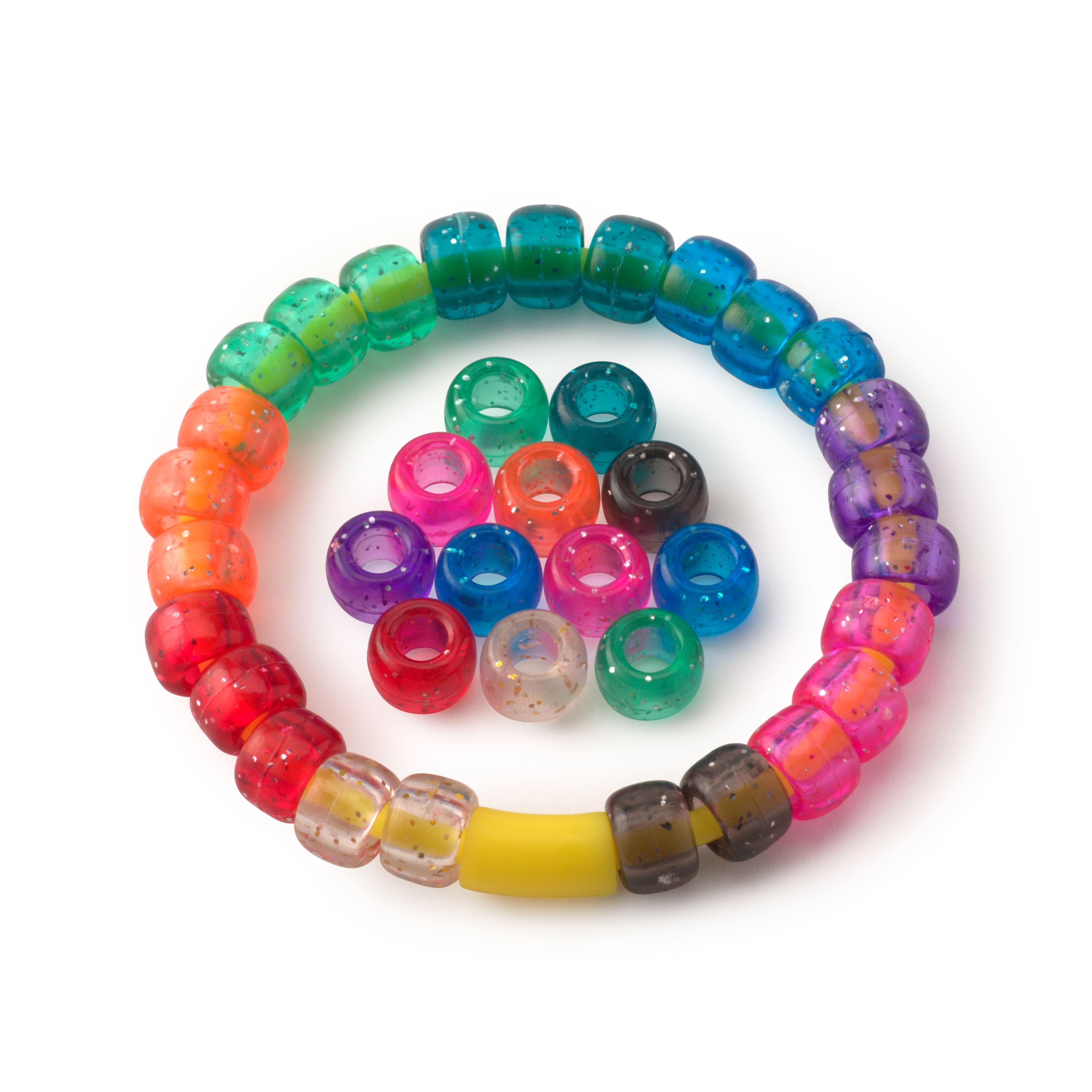 12 Pack: 1lb. Multicolor Pony Beads by Creatology™, 6mm x 9mm