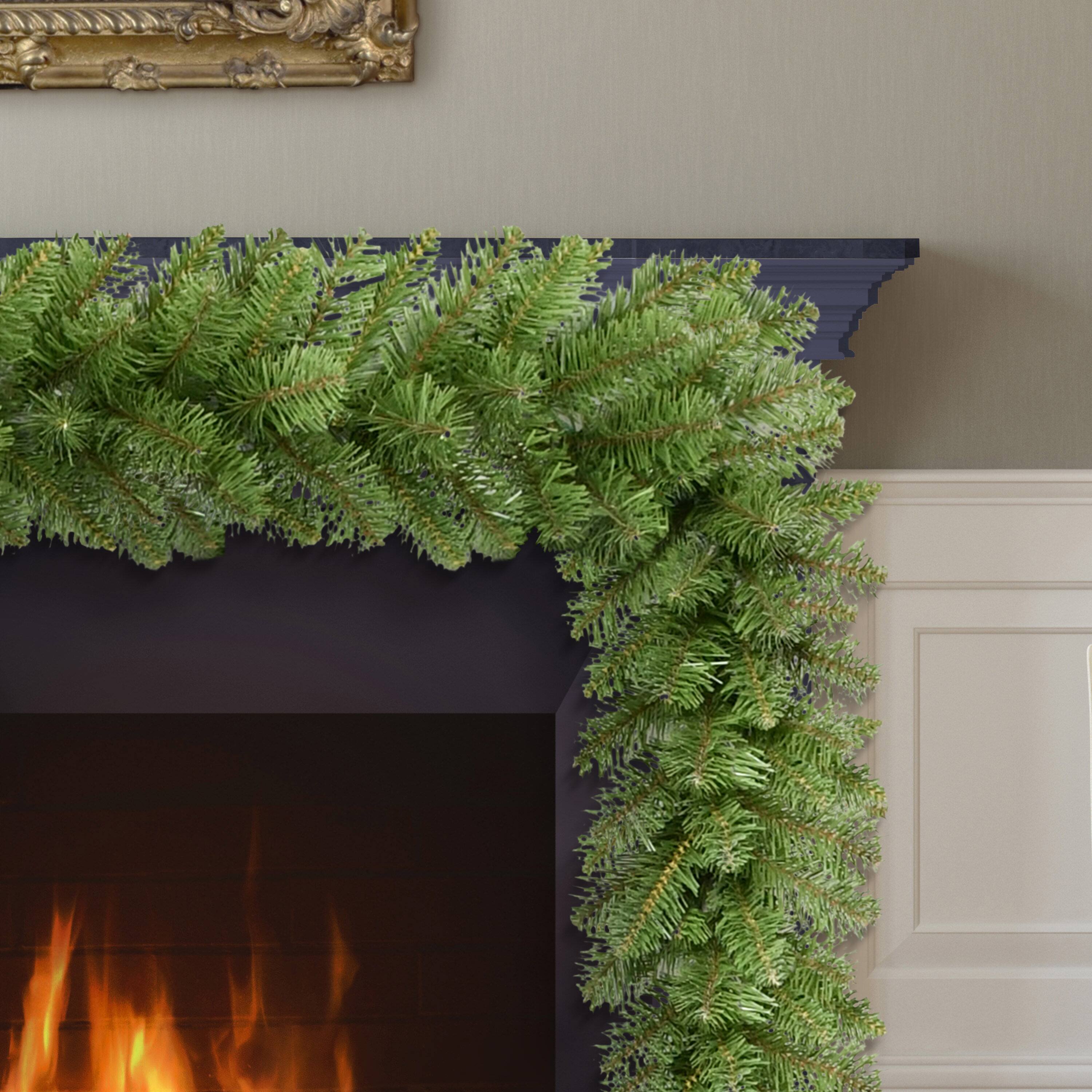 20ft. Unlit Artificial Berkshire Fir Garland