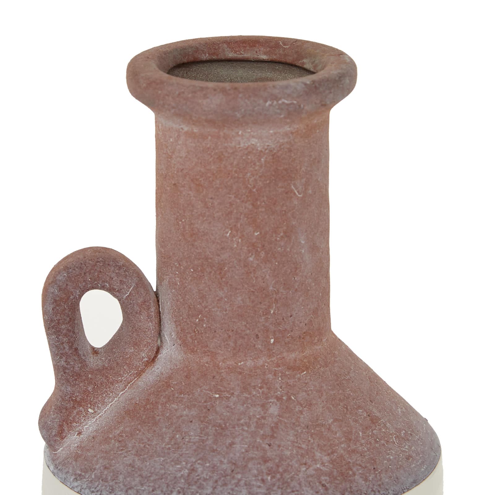 White Ceramic Farmhouse Vase