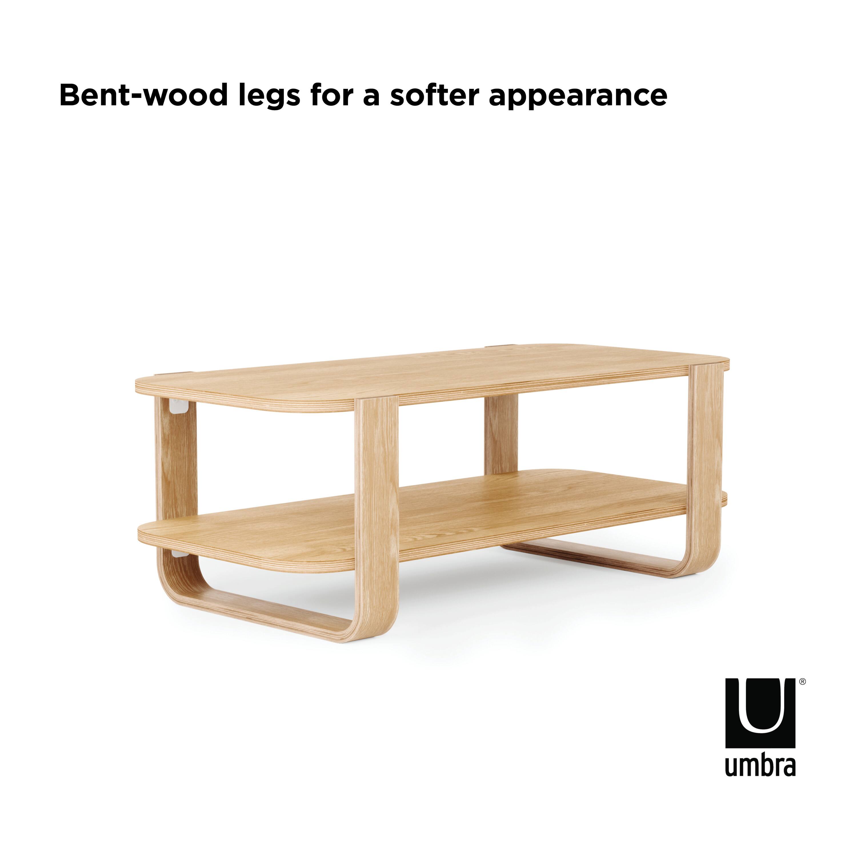 Umbra 43" x 16" Natural Bellwood Coffee Table