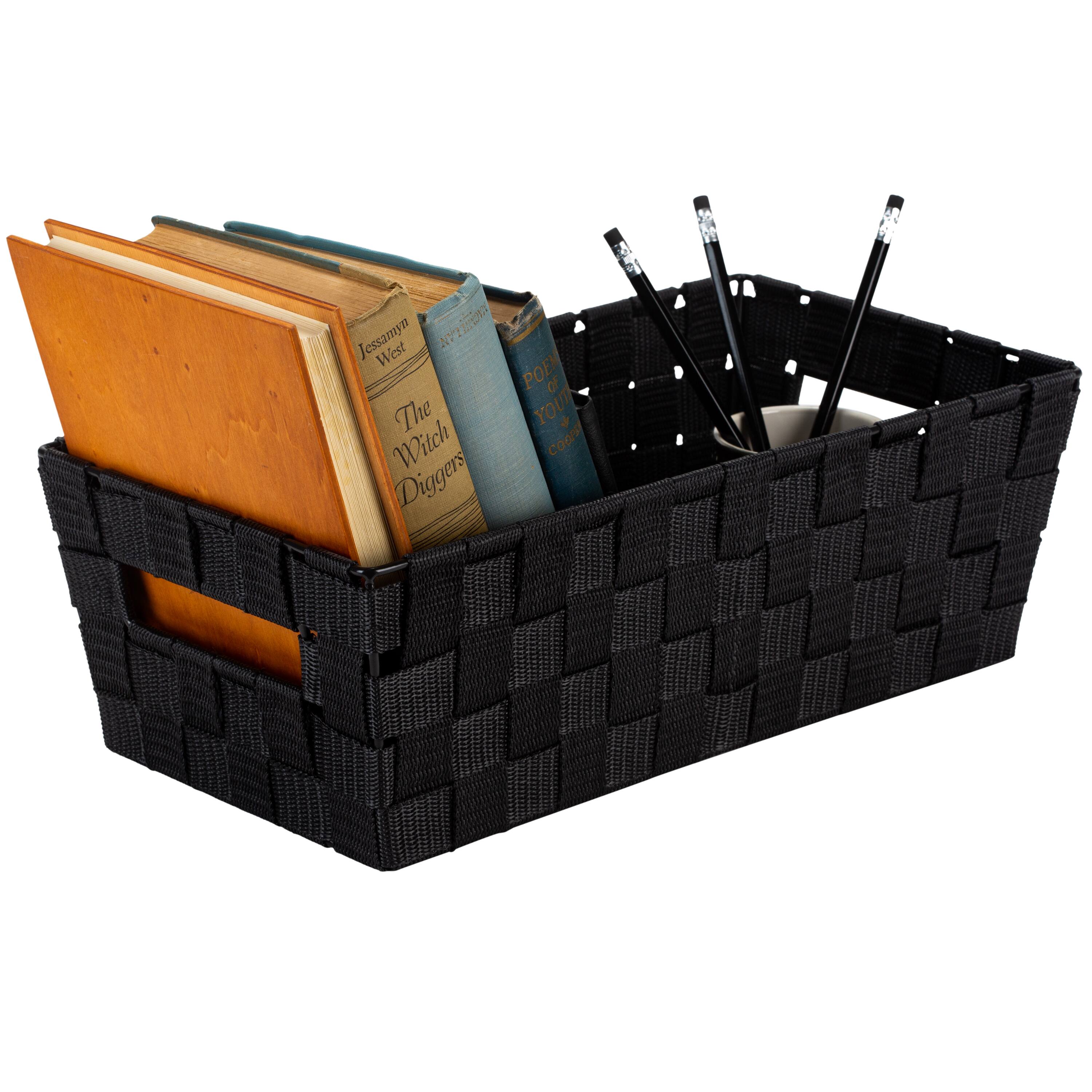 Simplify Medium Woven Strap Shelf Tote