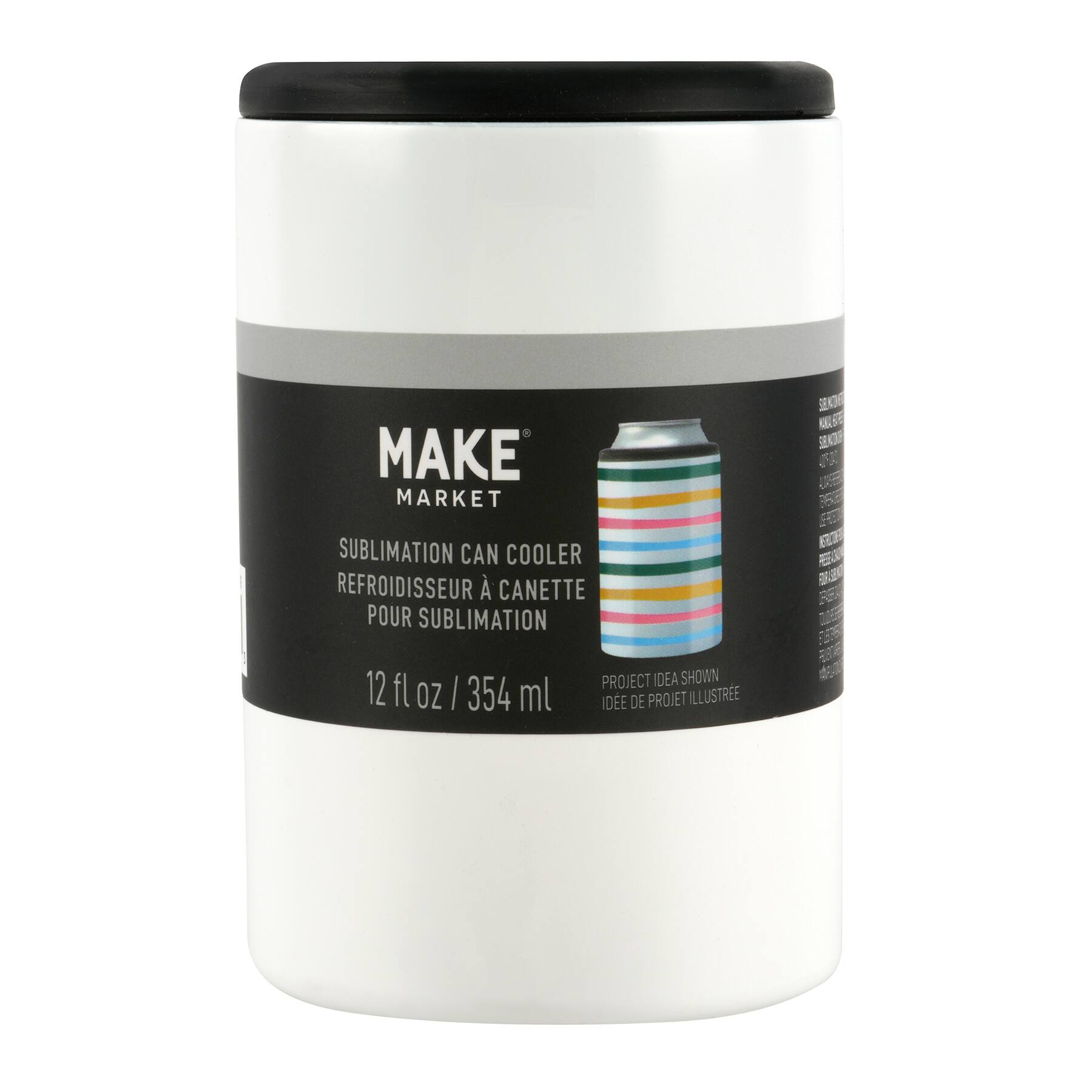 12oz. Stainless Steel Sublimation Can Cooler by Make Market®