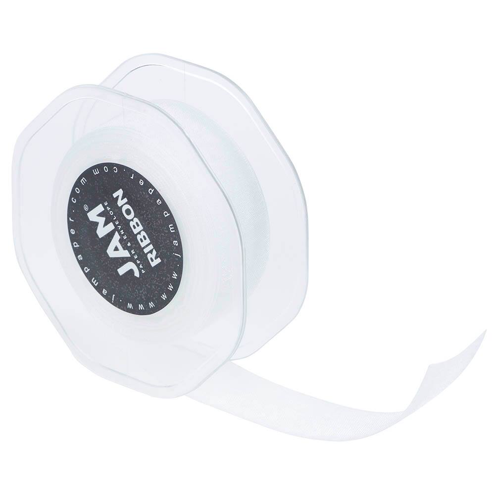 JAM Paper 7/8" x 25yd. Sheer Satin Ribbon
