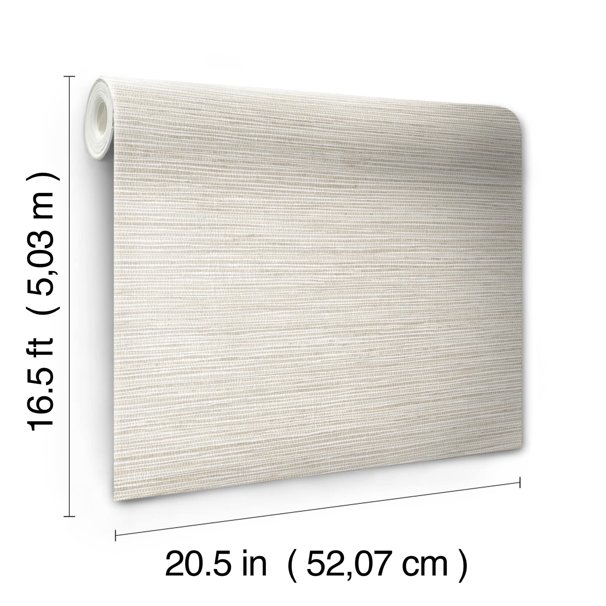 RoomMates Dimensional Grasscloth Peel & Stick Wallpaper