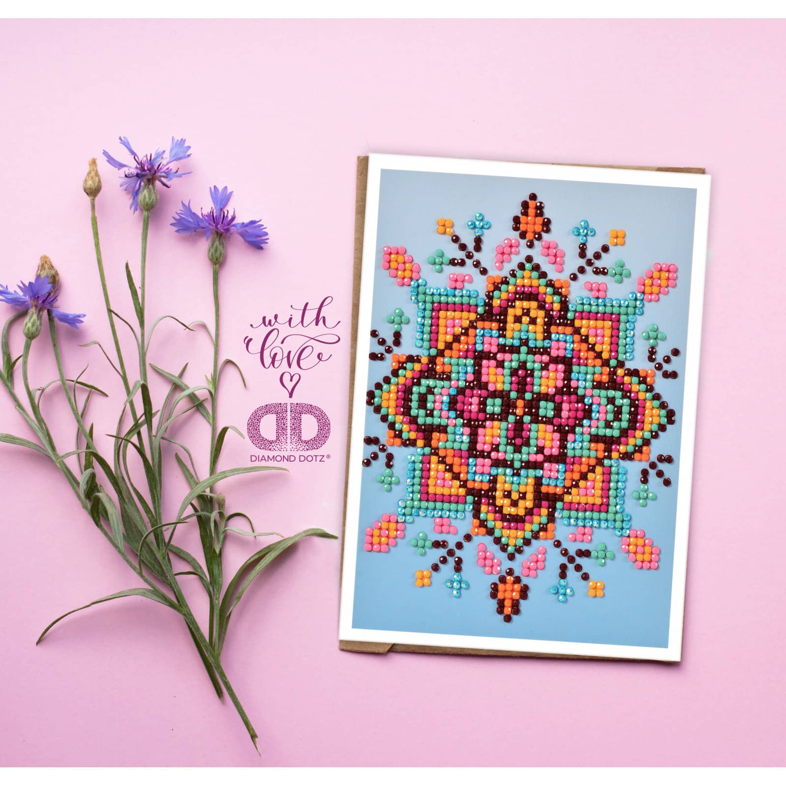 Diamond Dotz® Blue Star Diamond Painting Greeting Card Kit