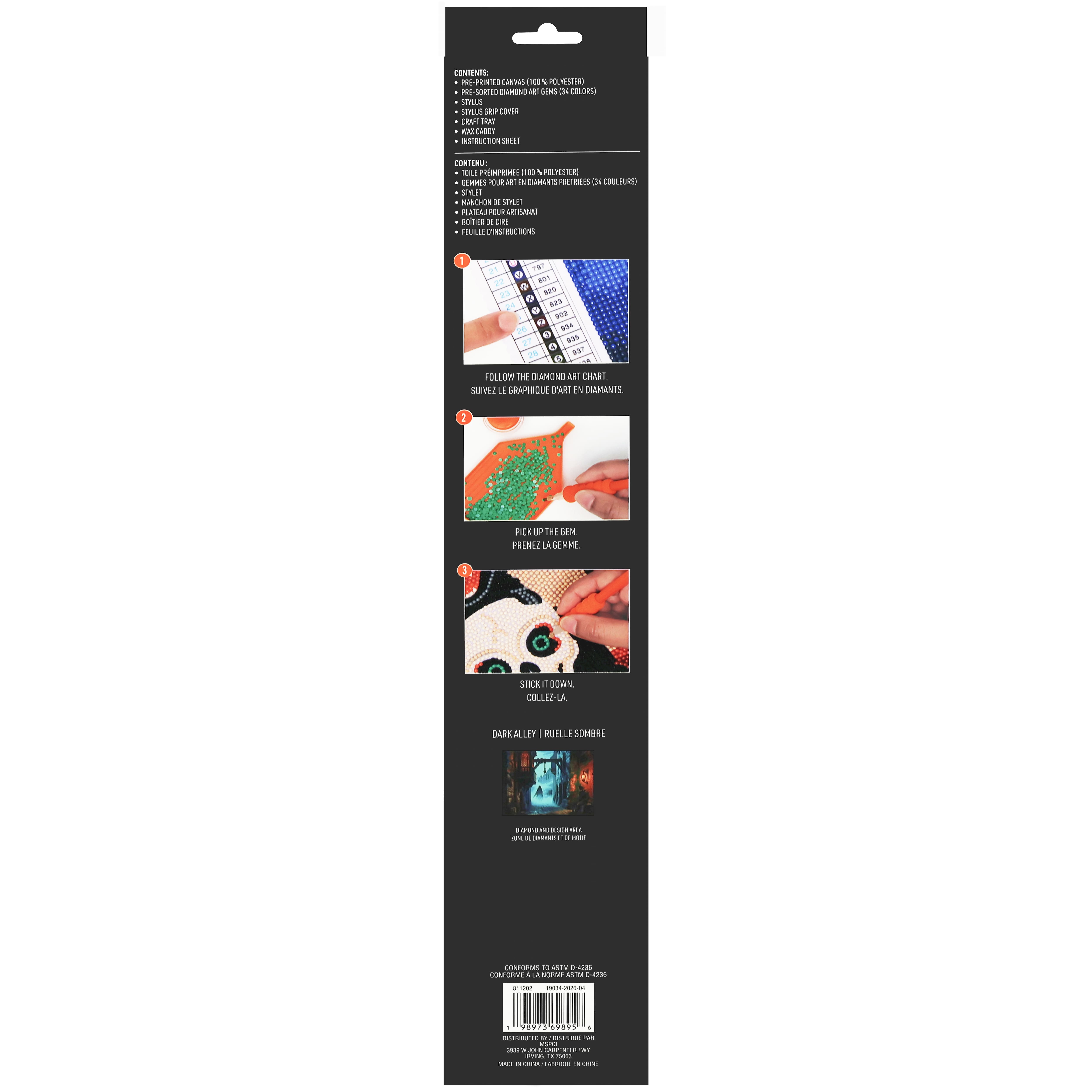 16" x 20" Dark Alley Diamond Art Kit by Make Market®