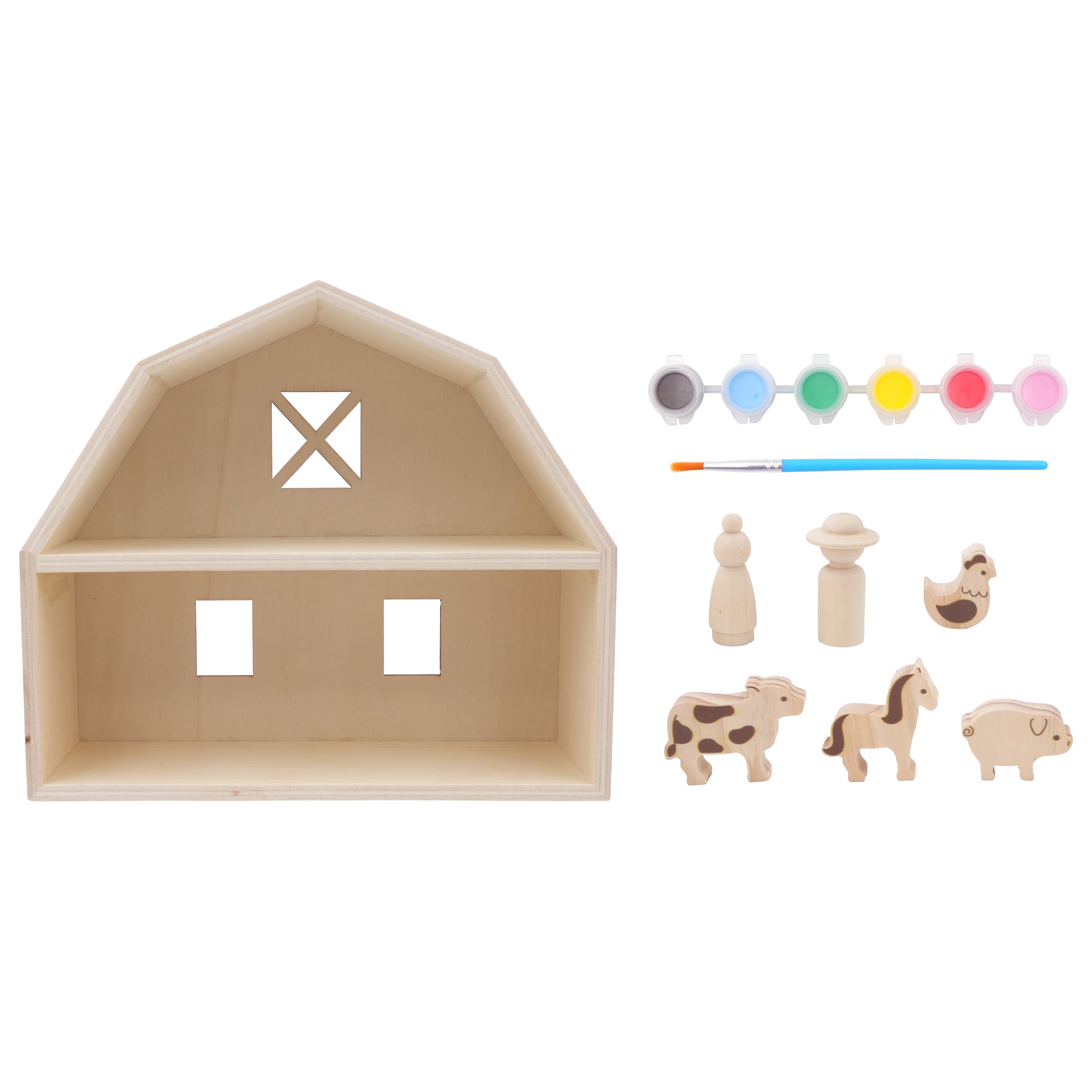 Wood Barn Kit by Creatology™