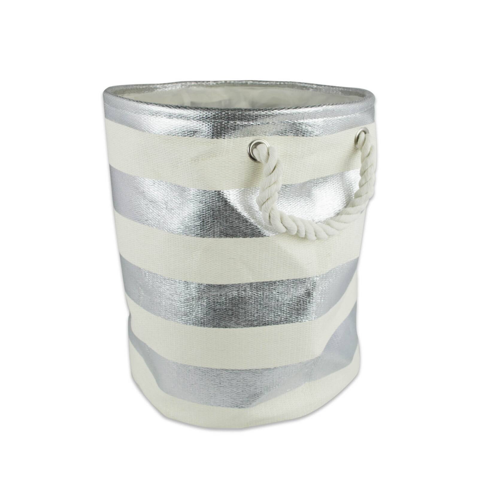 DII® Large Stripe Round Paper Bin