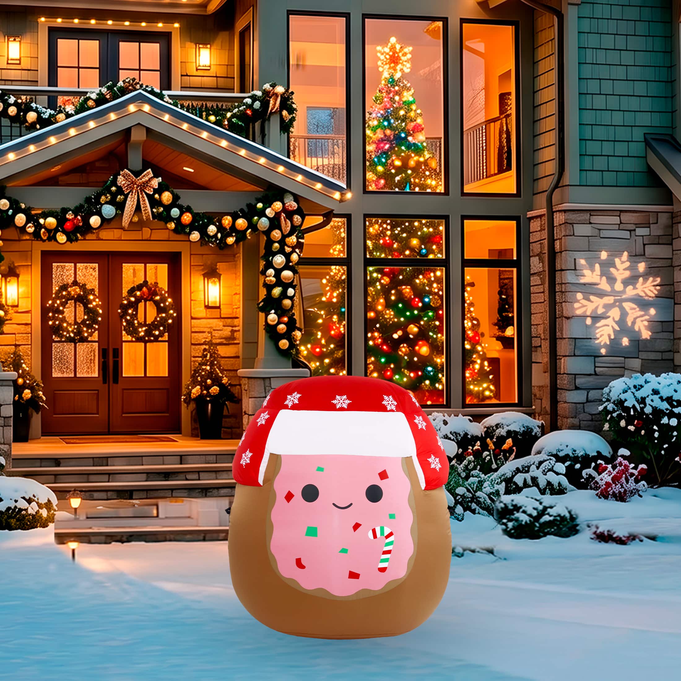 A Holiday Company 3.5ft. Inflatable Squishmallows Janis