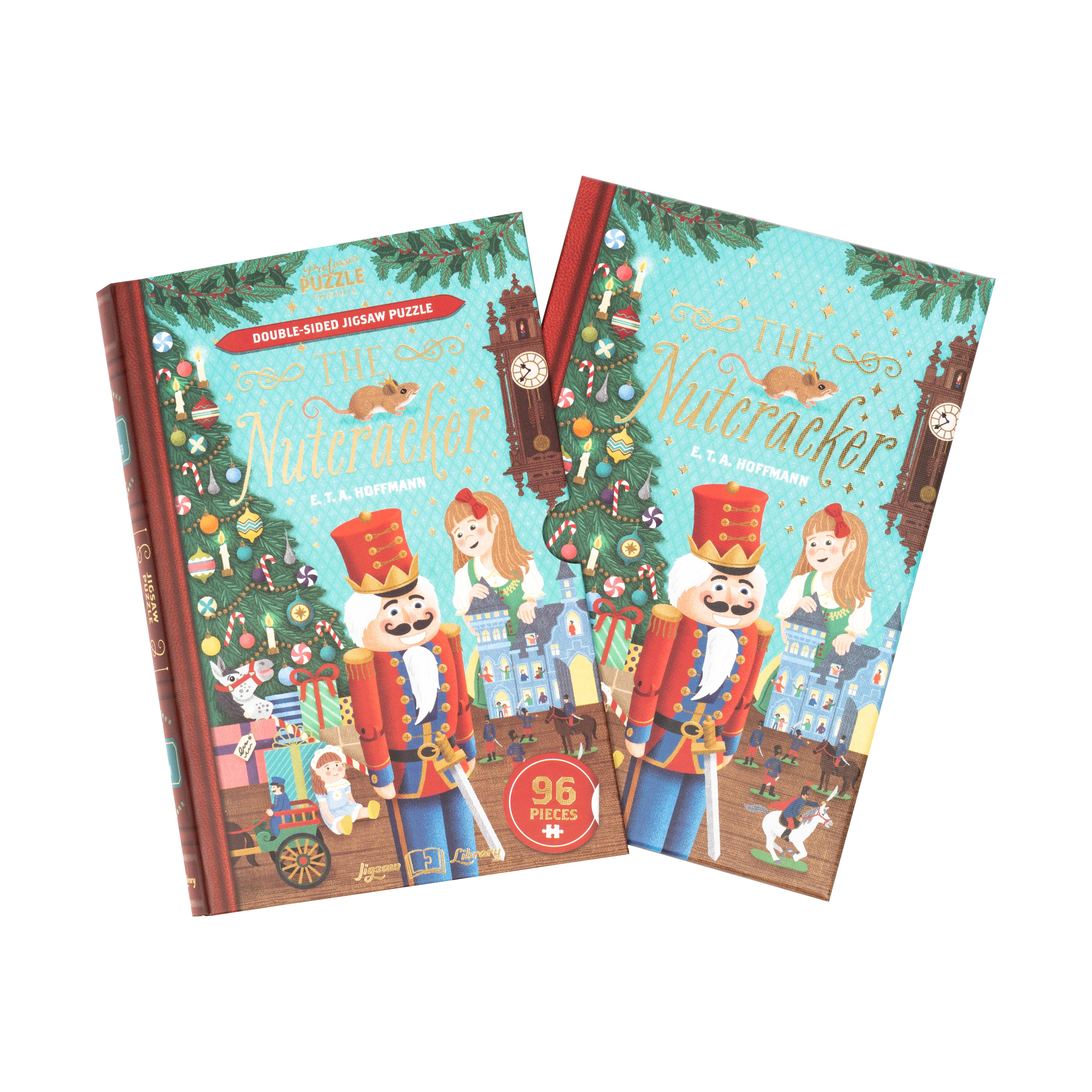 E.T.A. Hoffman's The Nutcracker Double-Sided Jigsaw Puzzle: 96 Pcs