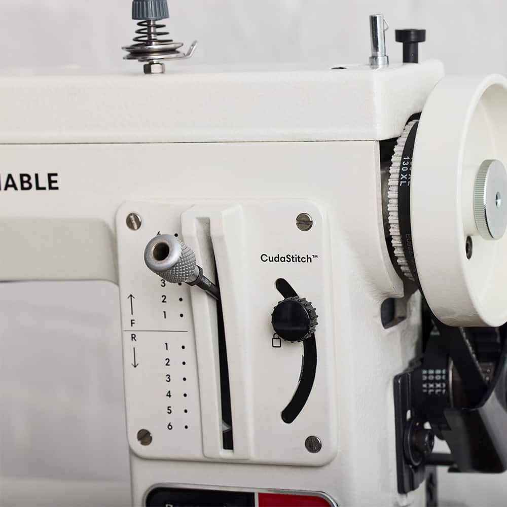 Barracuda™ Fit 500BW Straight Stitch Portable Walking Foot Sewing Machine for Heavy Material