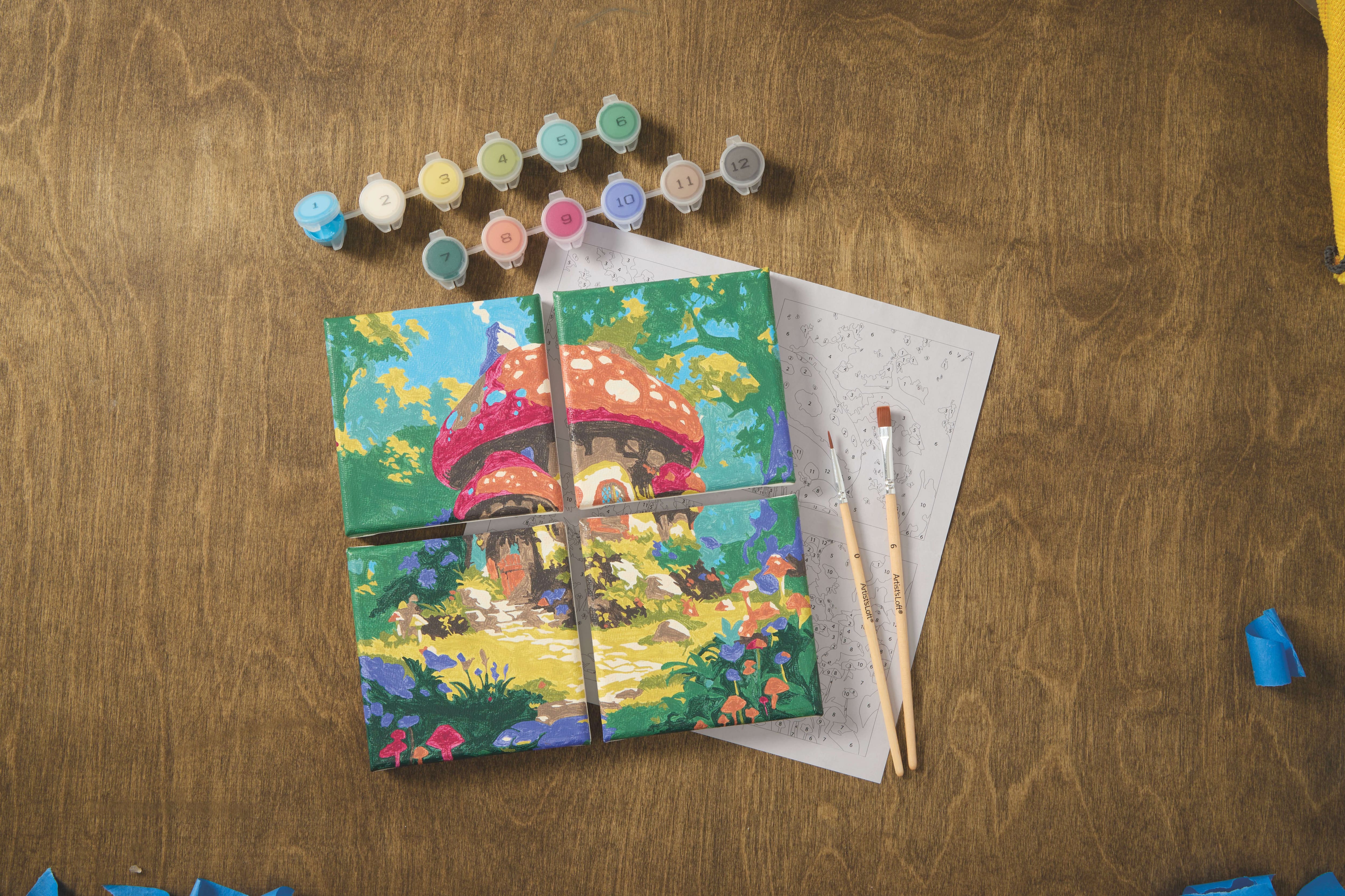 Fairy Garden Paint-by-Number Gallery Mini Kit by Artist's Loft®