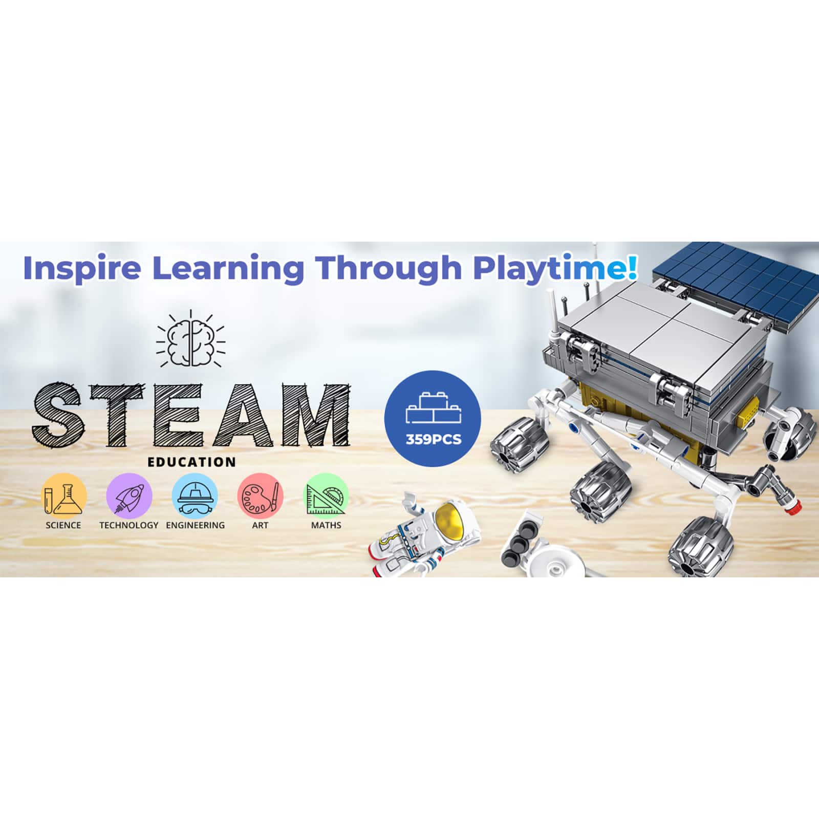 Contixo BK06 Aerospace Series Mars Rover Building Block Set