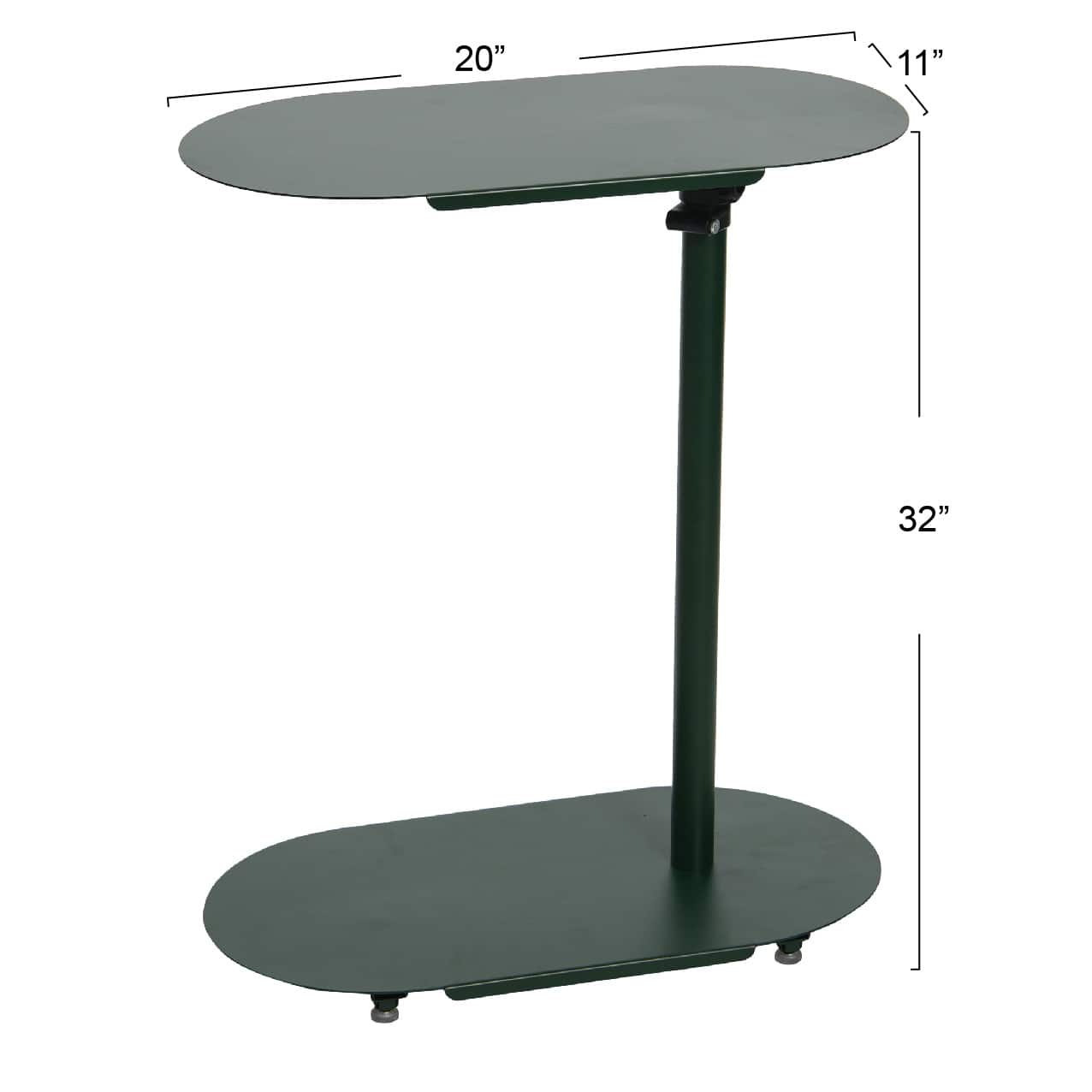 Hello Honey® Modern Adjustable C-Shaped End Table