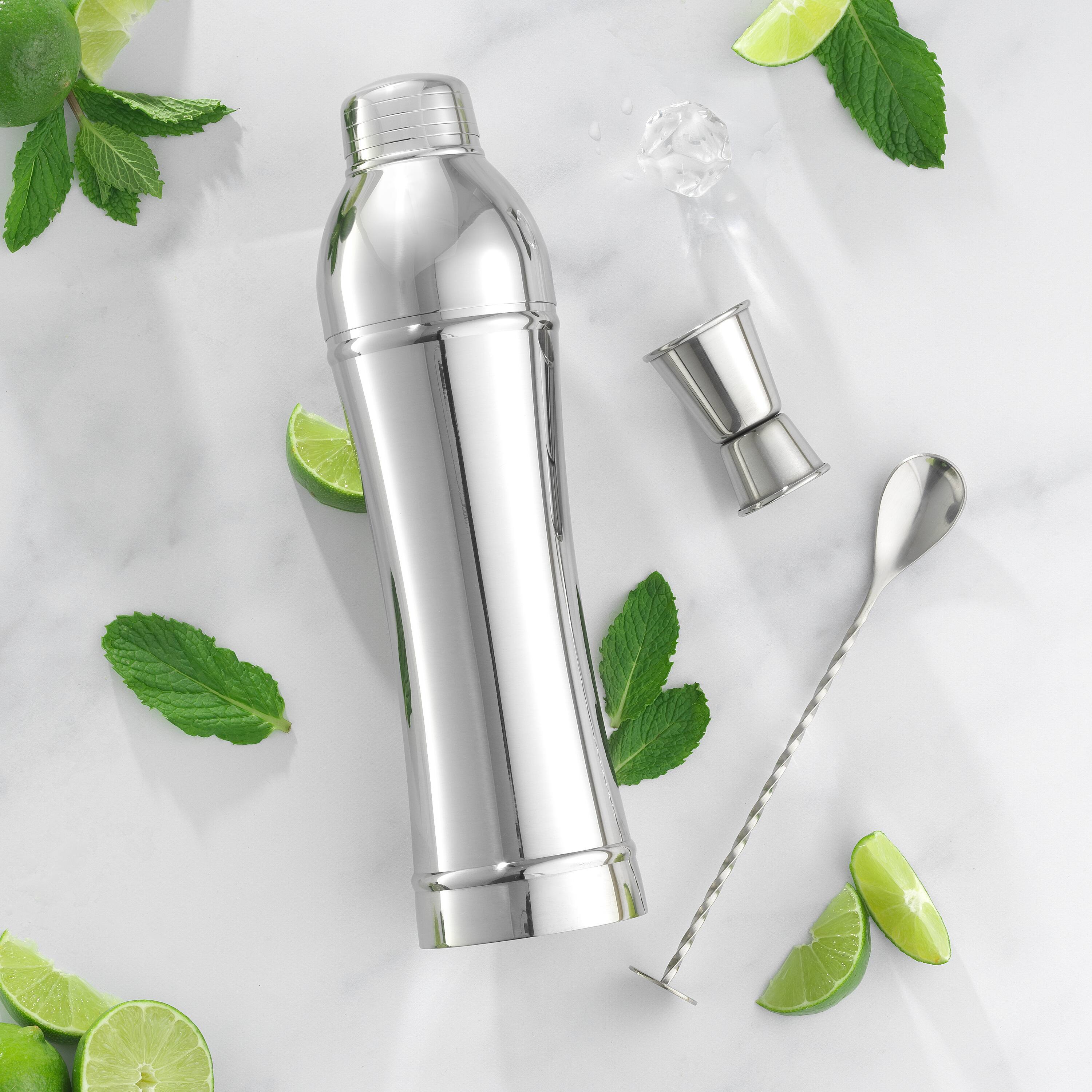JoyJolt® 24oz. Cocktail Shaker Drink Mixer Set