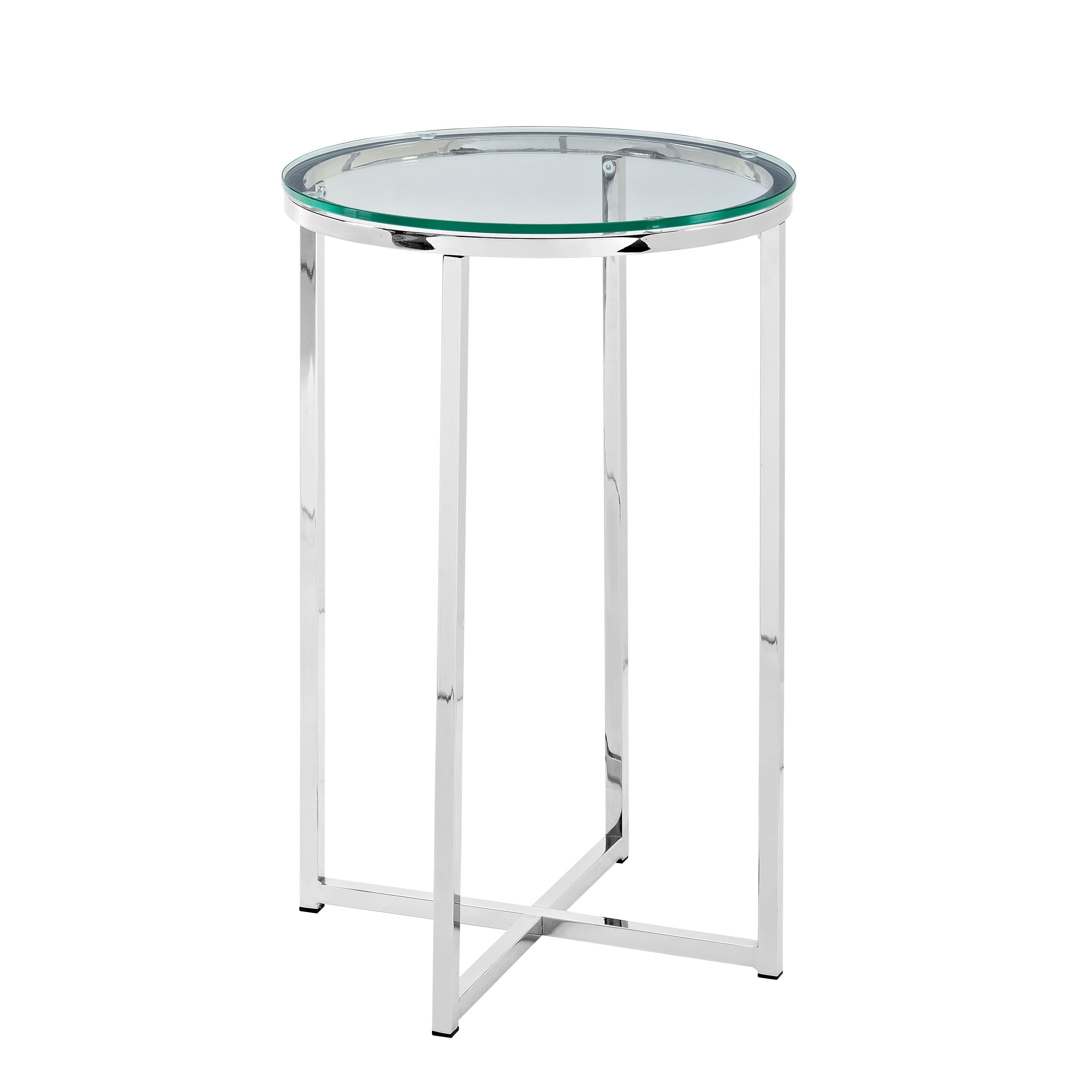 Walker Edison 16" Glam Round Side Table