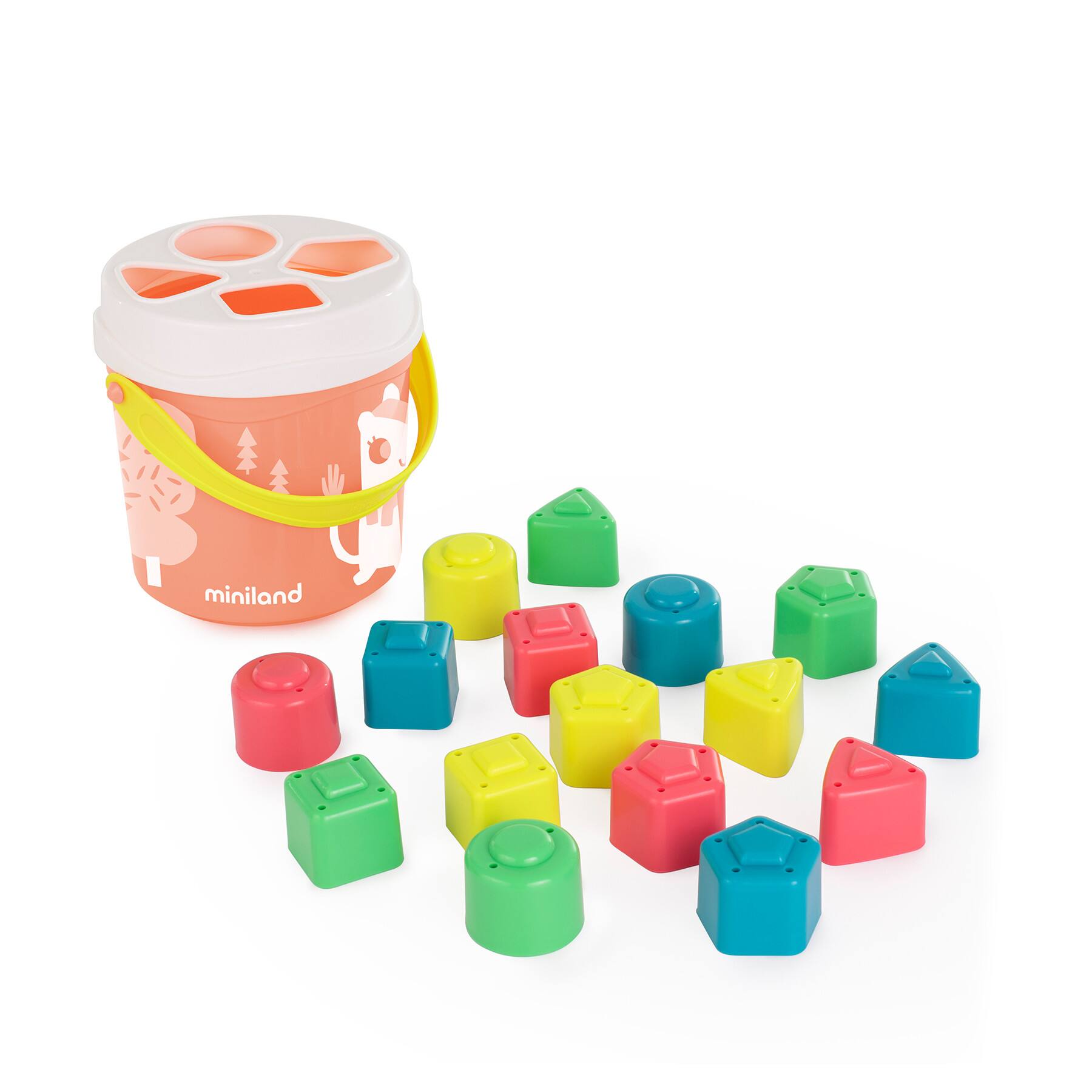 Miniland Feel to Learn Salmon Shape Sorting Bucket Set