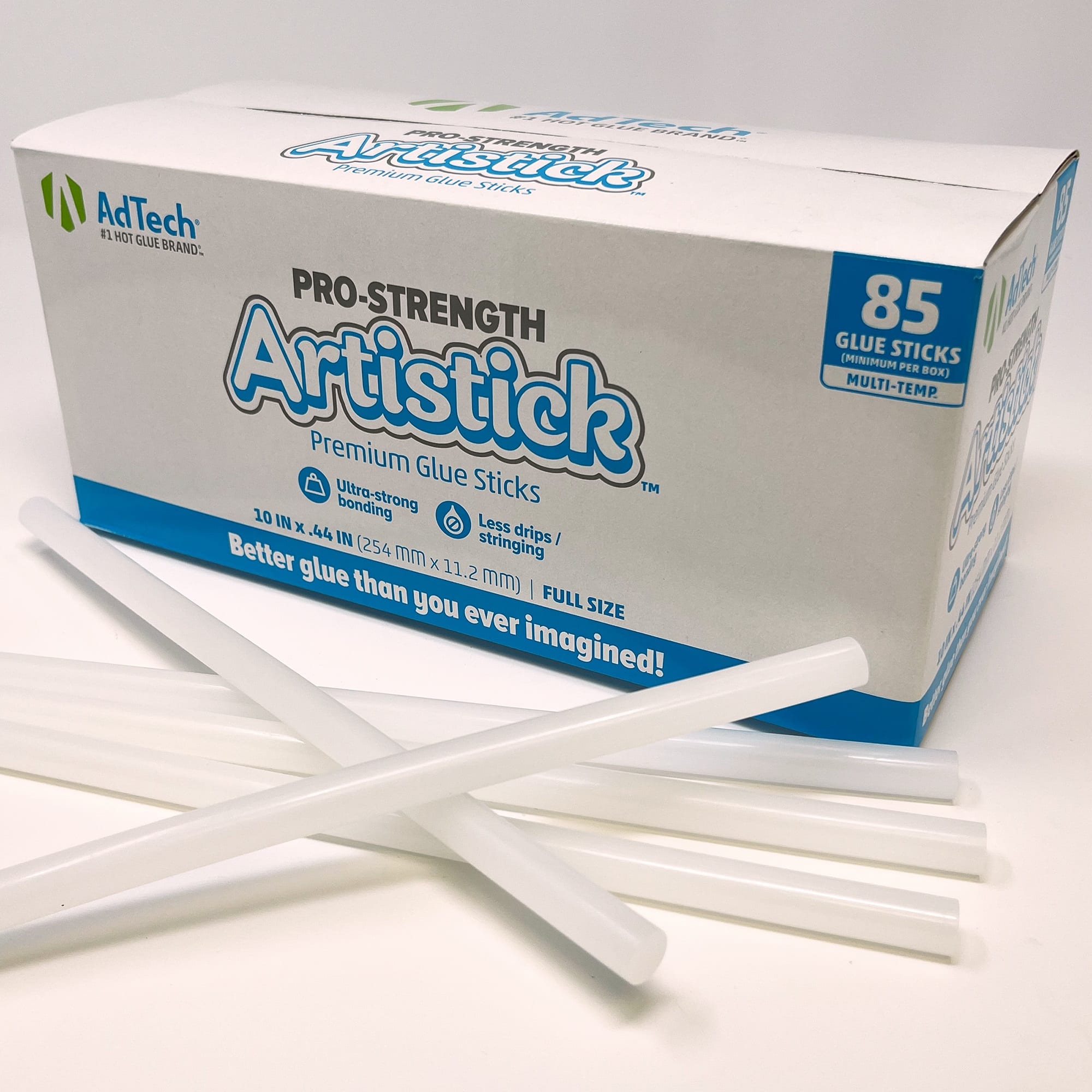 AdTech™ Artistick™ 10" Premiere Stringless Hot Glue Sticks, 85ct.