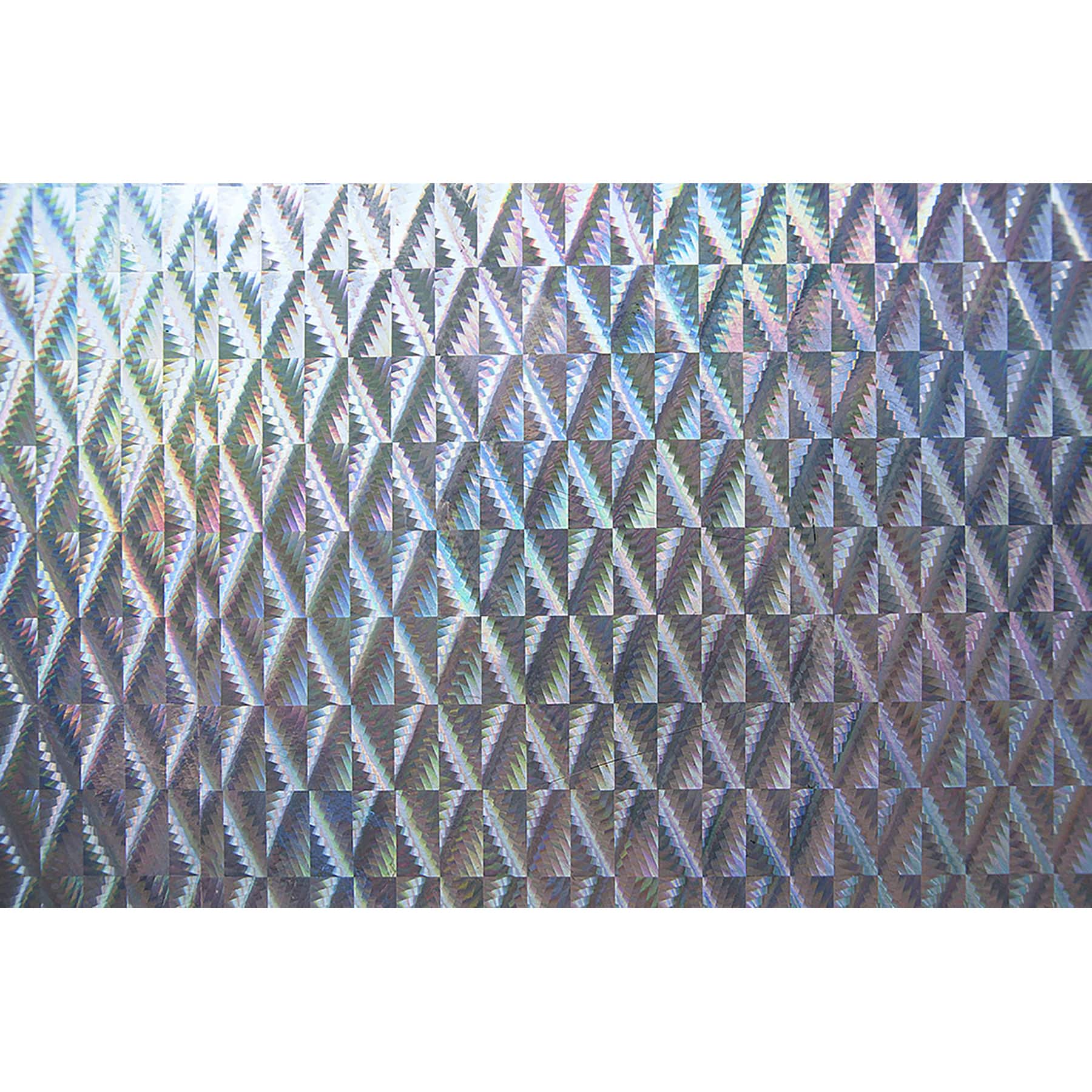 Fablon Holographic Silver Diamond Adhesive Film Sheets, 2ct.