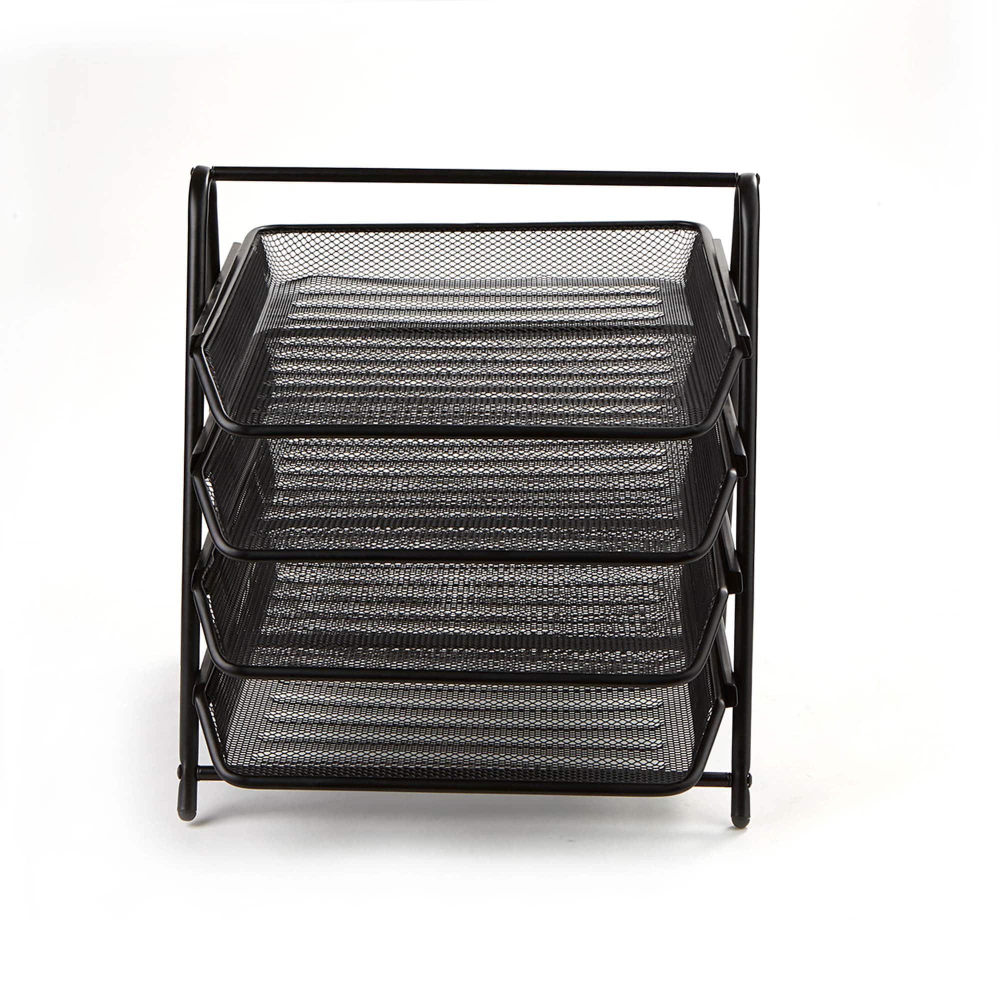 Mind Reader Desk Organizer with 4 Sliding Trays