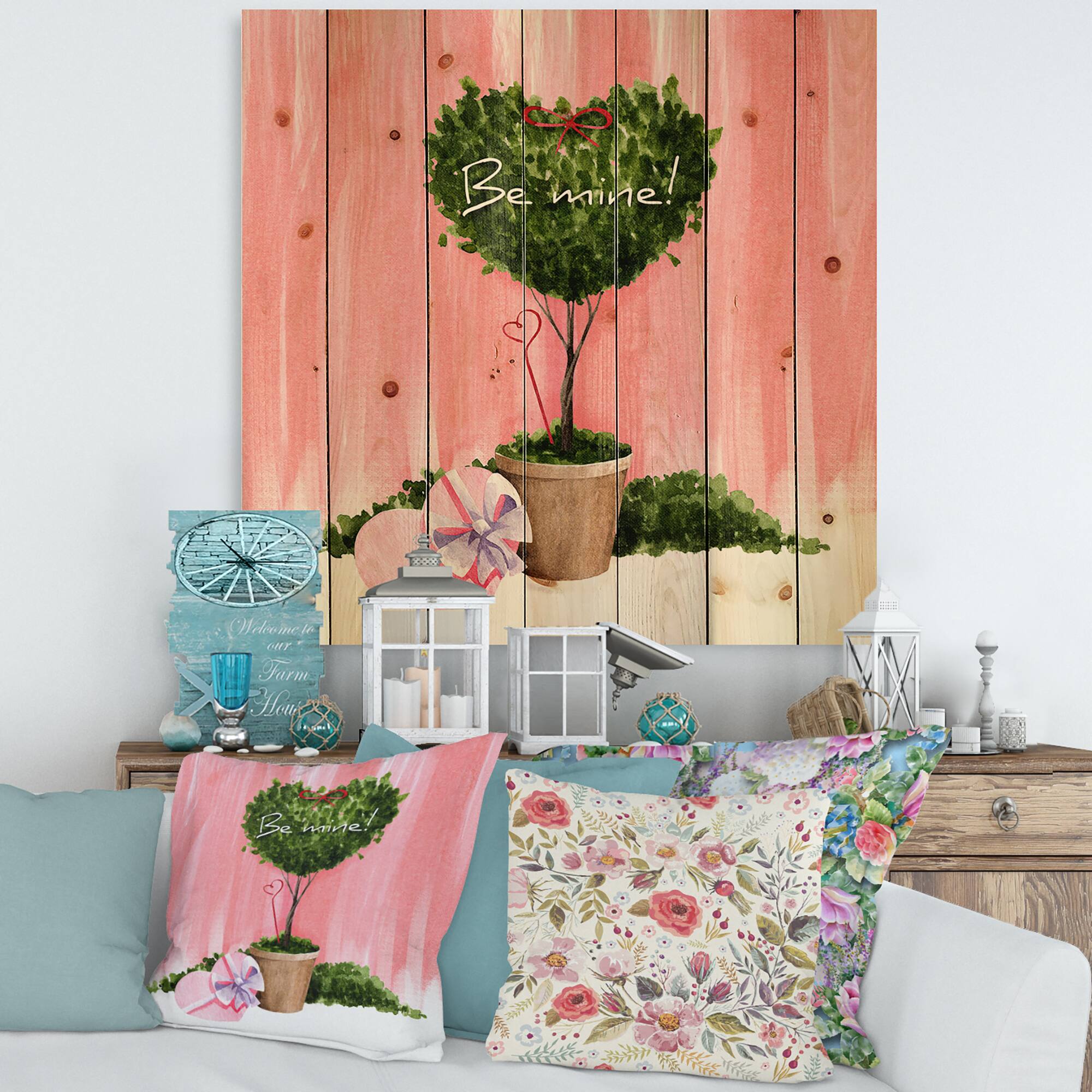 Designart - Heart Shaped Valentine House Plant