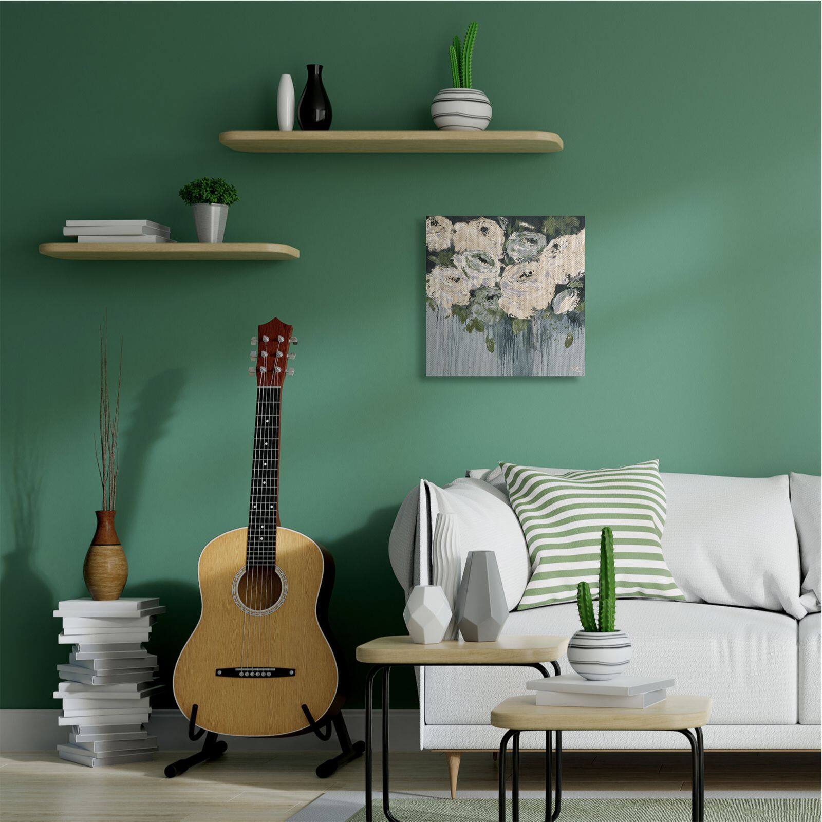 Stupell Industries Dripping Flowers Painting Wall Accent