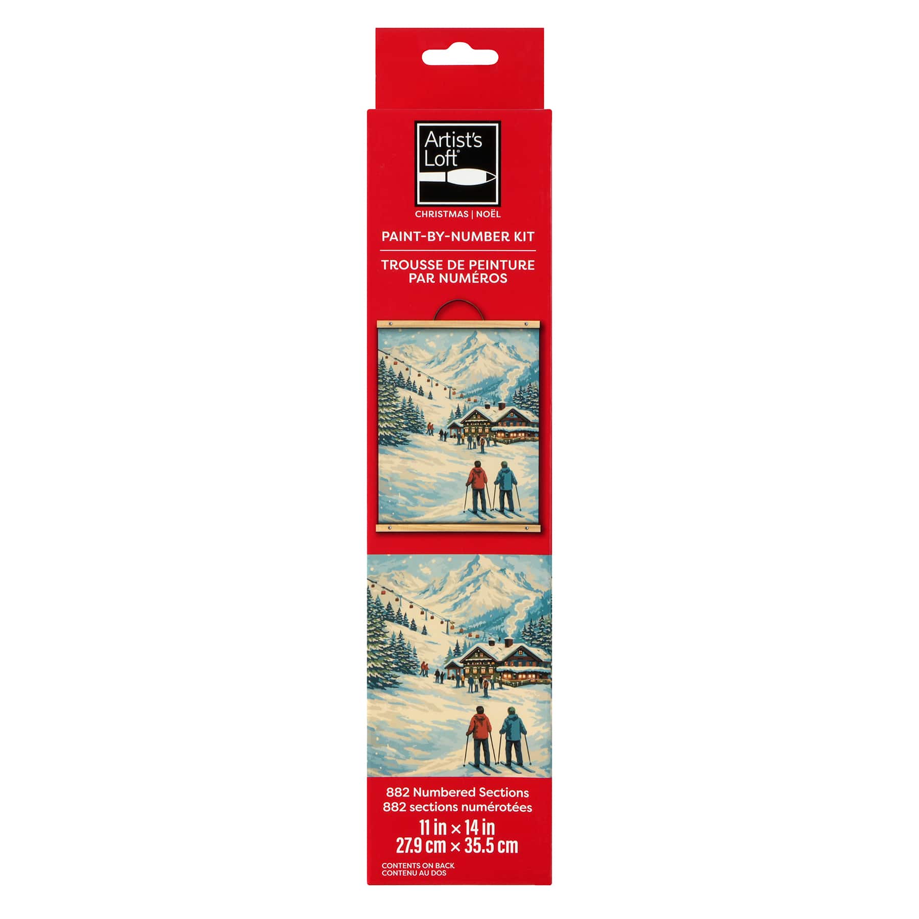 11" x 14" Ski Lodge Paint-by-Number Kit by Artist's Loft®