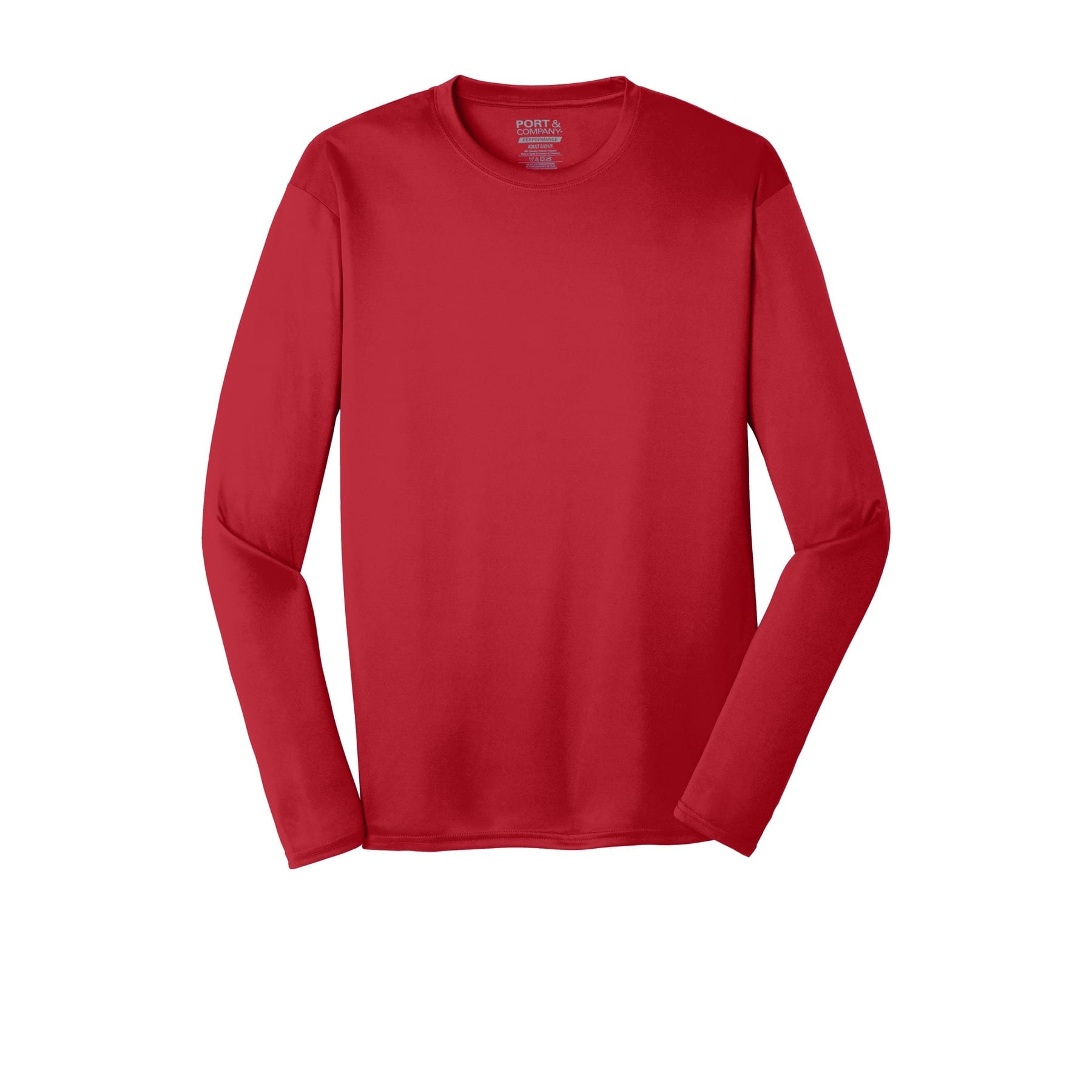 Port & Company® Long Sleeve Performance Men's Tee
