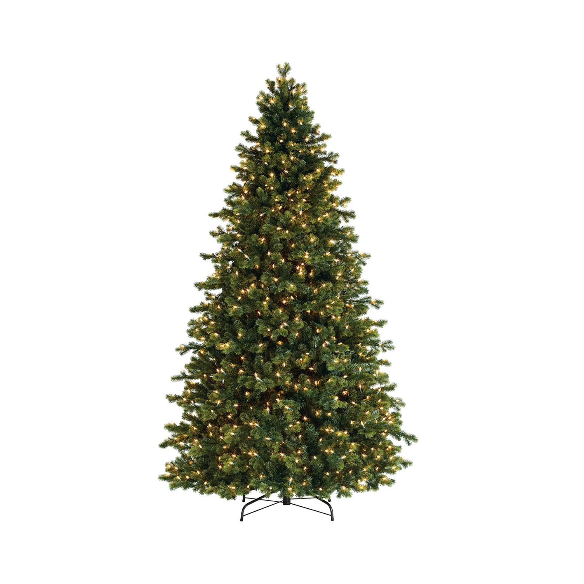 Northlight 7.5ft. Pre-Lit Savannah Spruce Medium Artificial Christmas Tree, Clear Lights