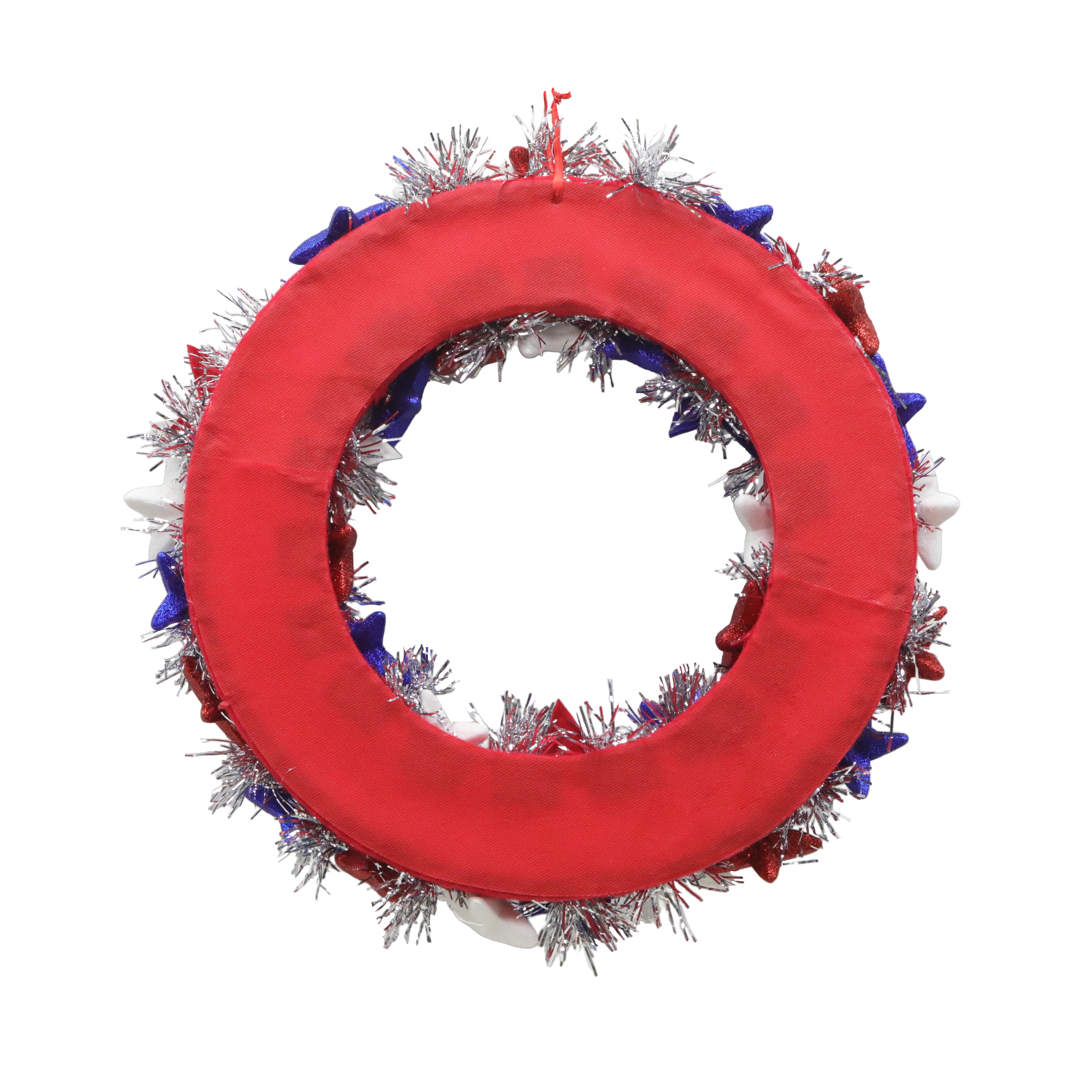 19" Star & Tinsel Wreath by Celebrate It™
