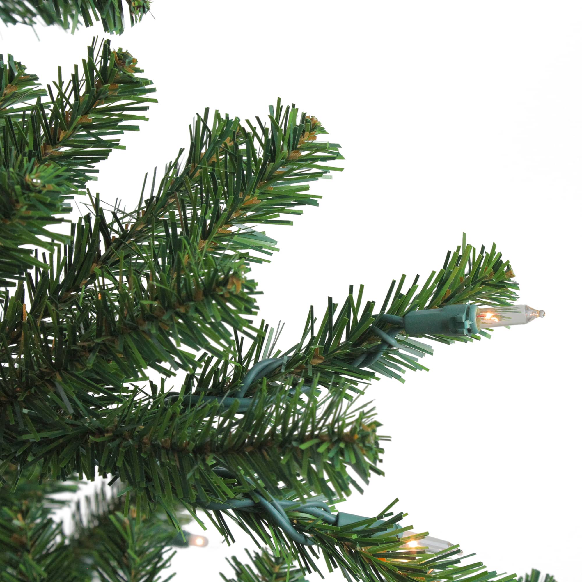 6ft. Pre-Lit Alpine Artificial Christmas Tree, Clear Lights