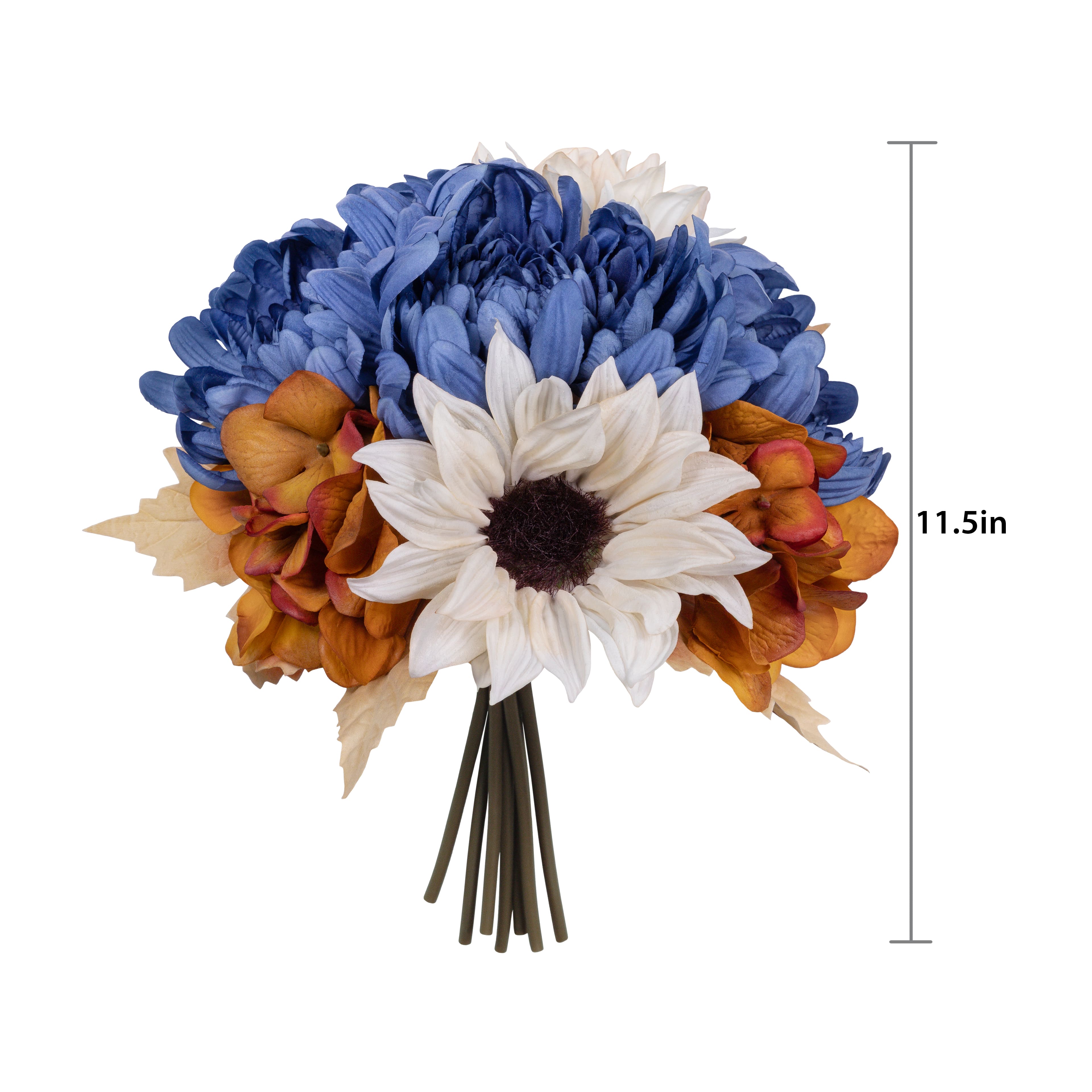 11" Blue Mum & Sunflower Mix Real Touch Bundle by Ashland®