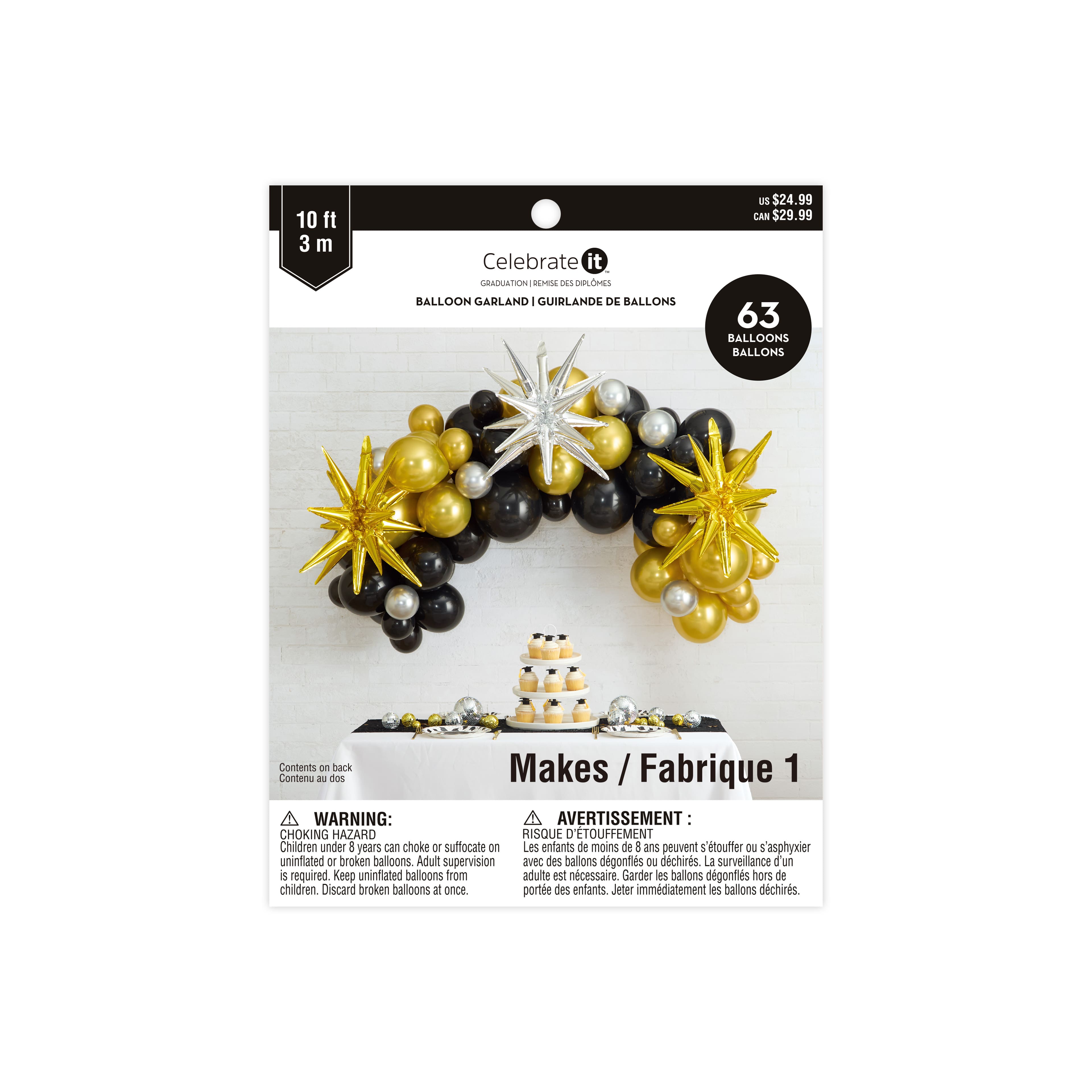 10ft. Graduation Balloon Garland Kit by Celebrate It™