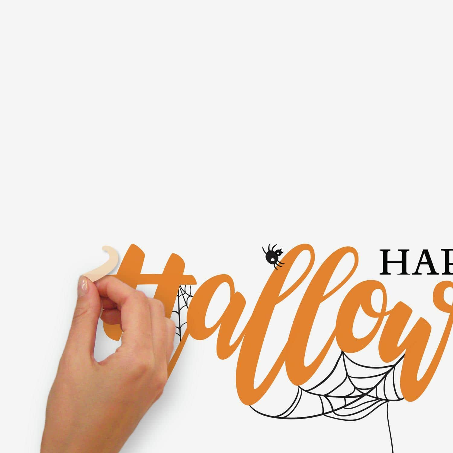 RoomMates Happy Halloween Quote Peel & Stick Wall Decal
