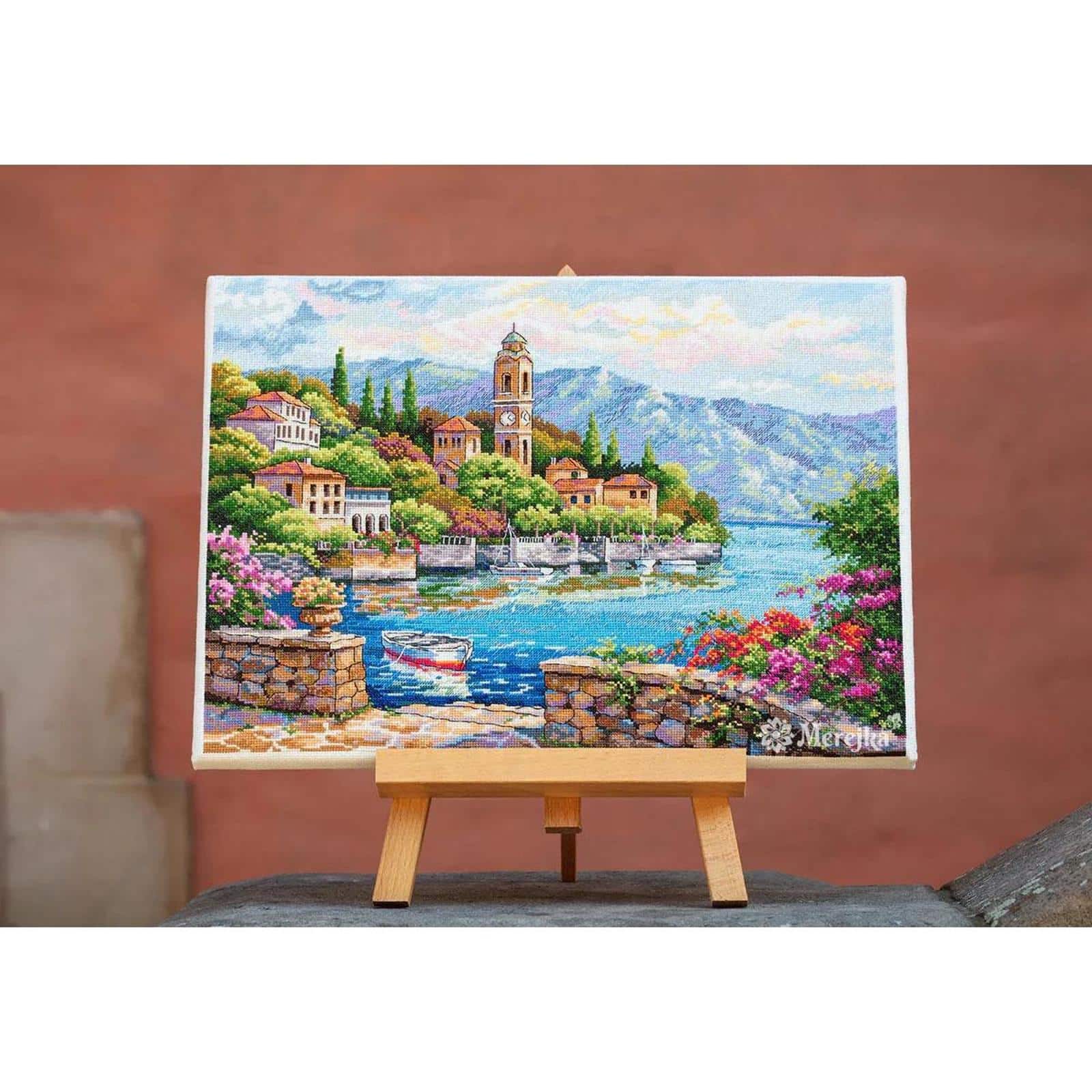 Merejka® Lago di Como Counted Cross Stitch Kit