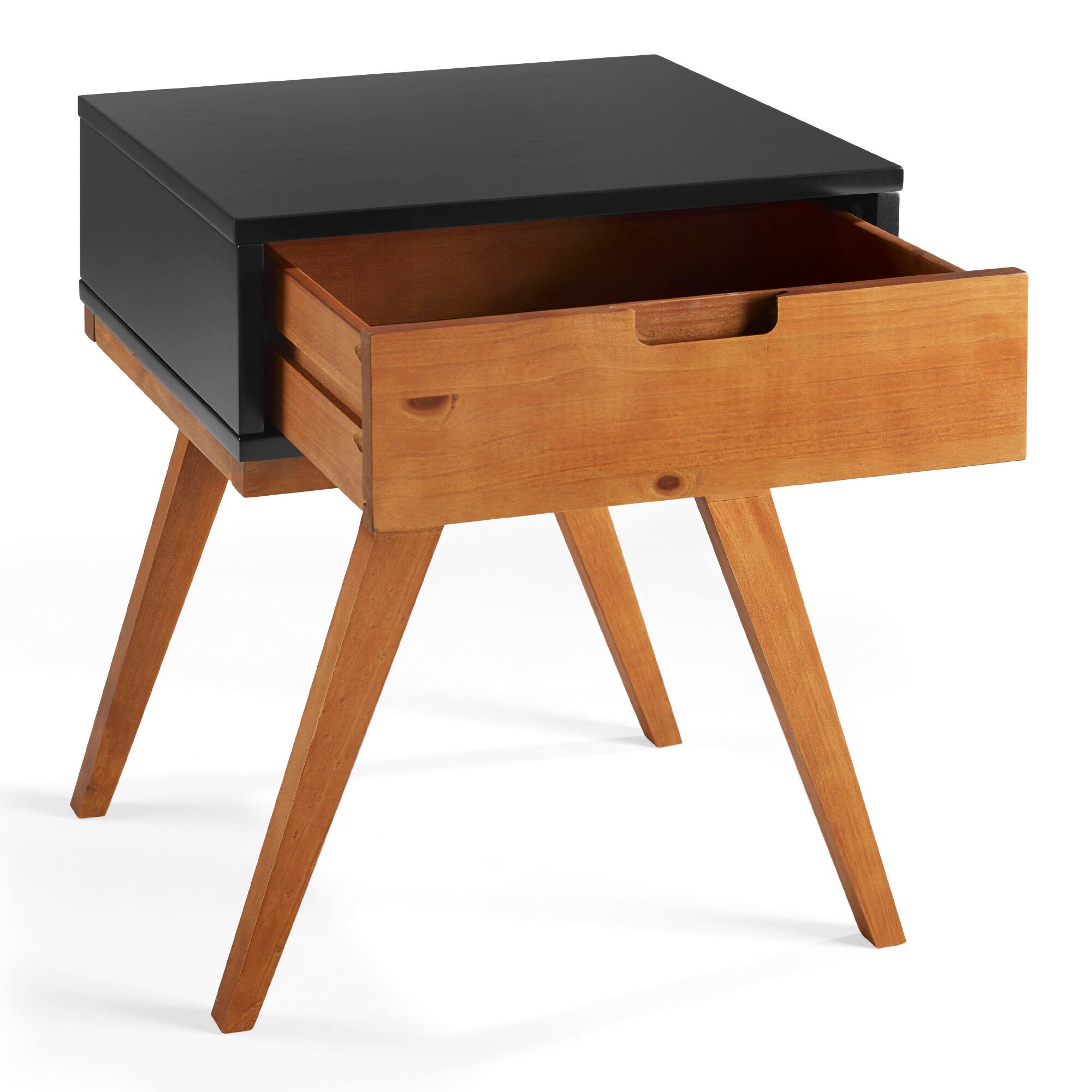 Walker Edison 20" 1-Drawer Modern Side Table