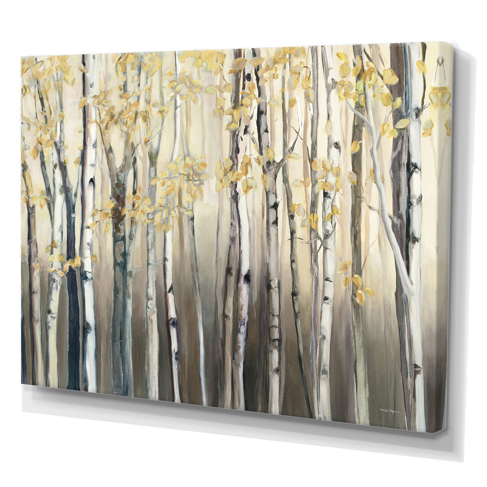 Designart - Golden Birch Forest I