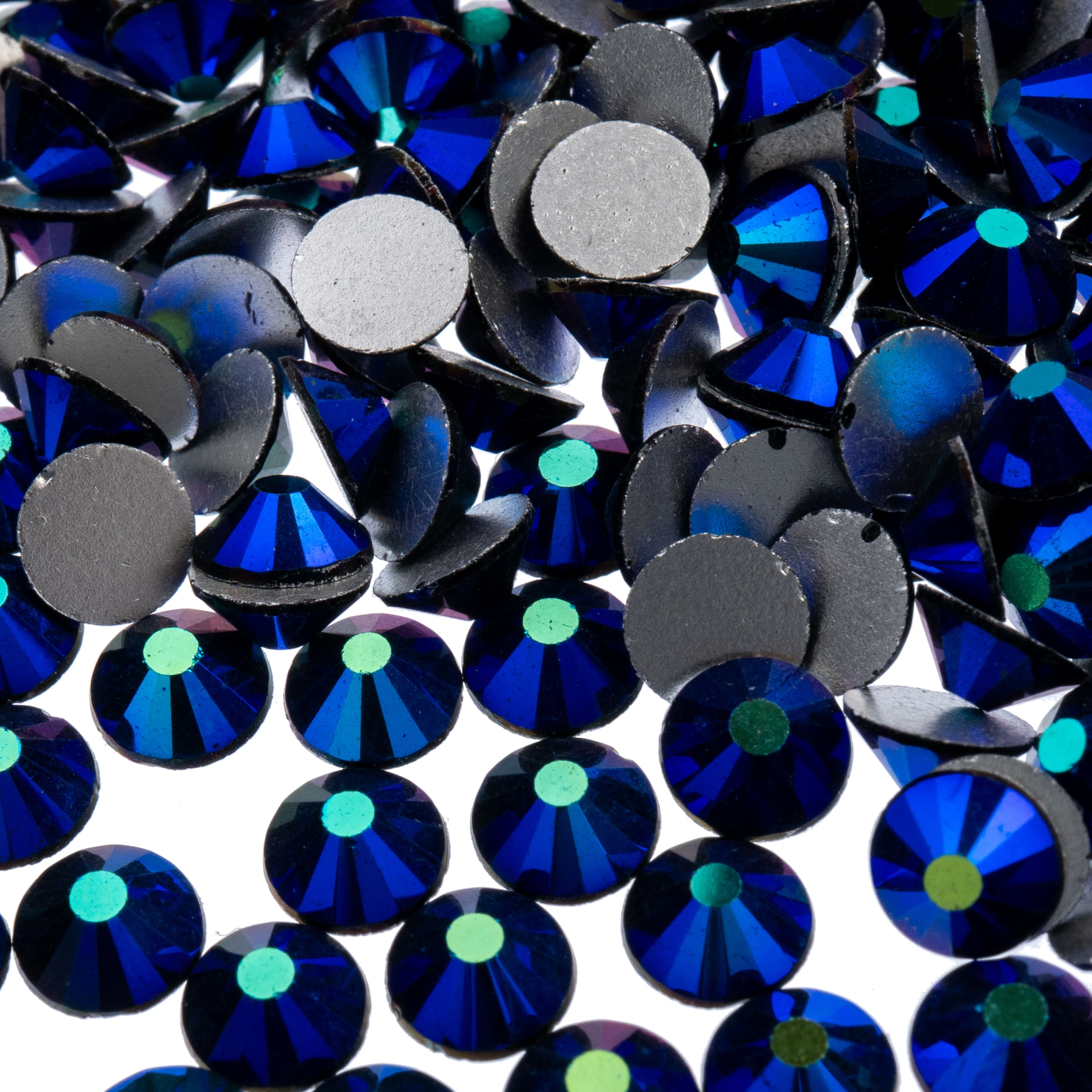 John Bead Crystal Lane SS30 Glass Round Flatback Rhinestones, 72ct.