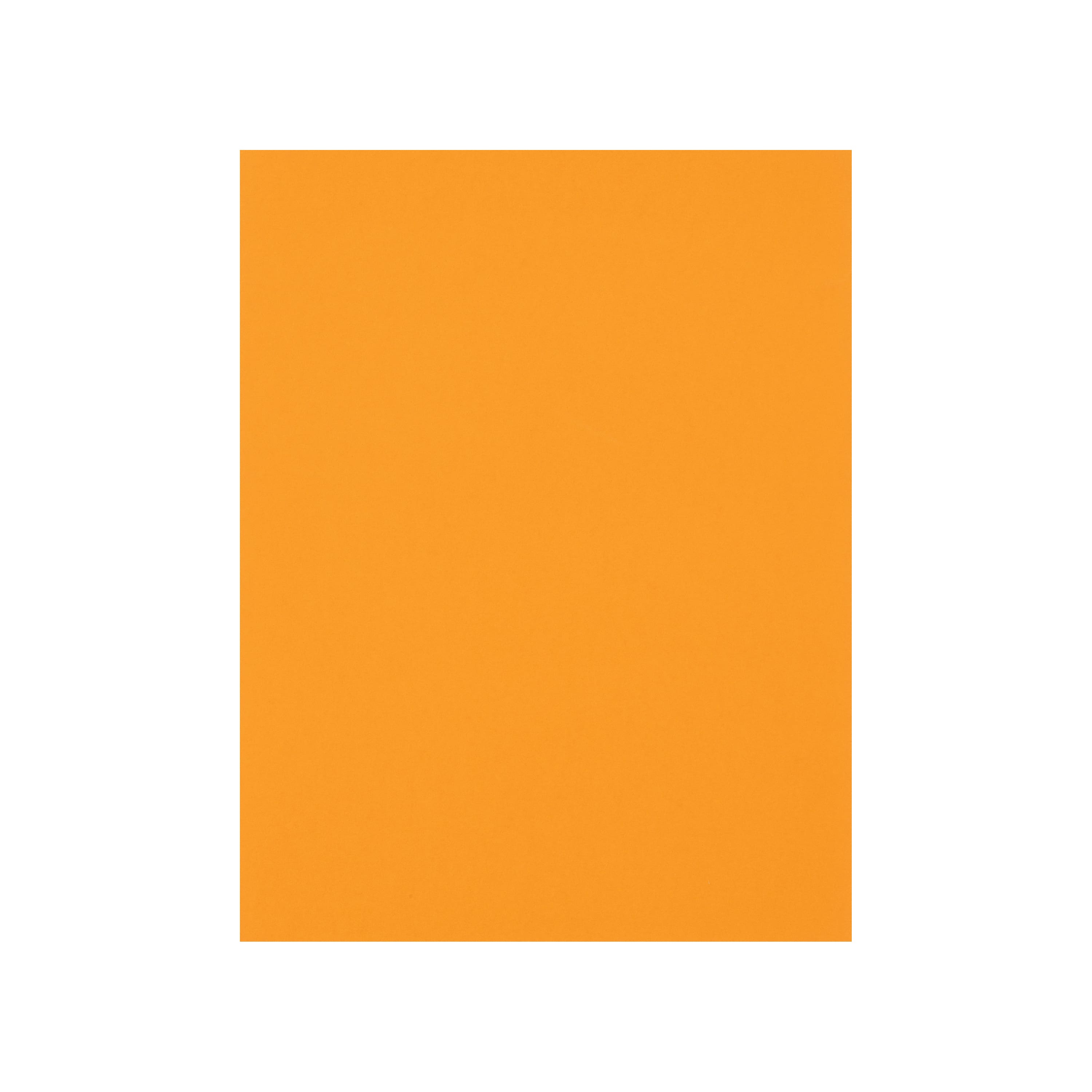 12 Packs: 50 ct. (600 total) Tangerine 8.5" x 11" Cardstock Paper by Recollections™