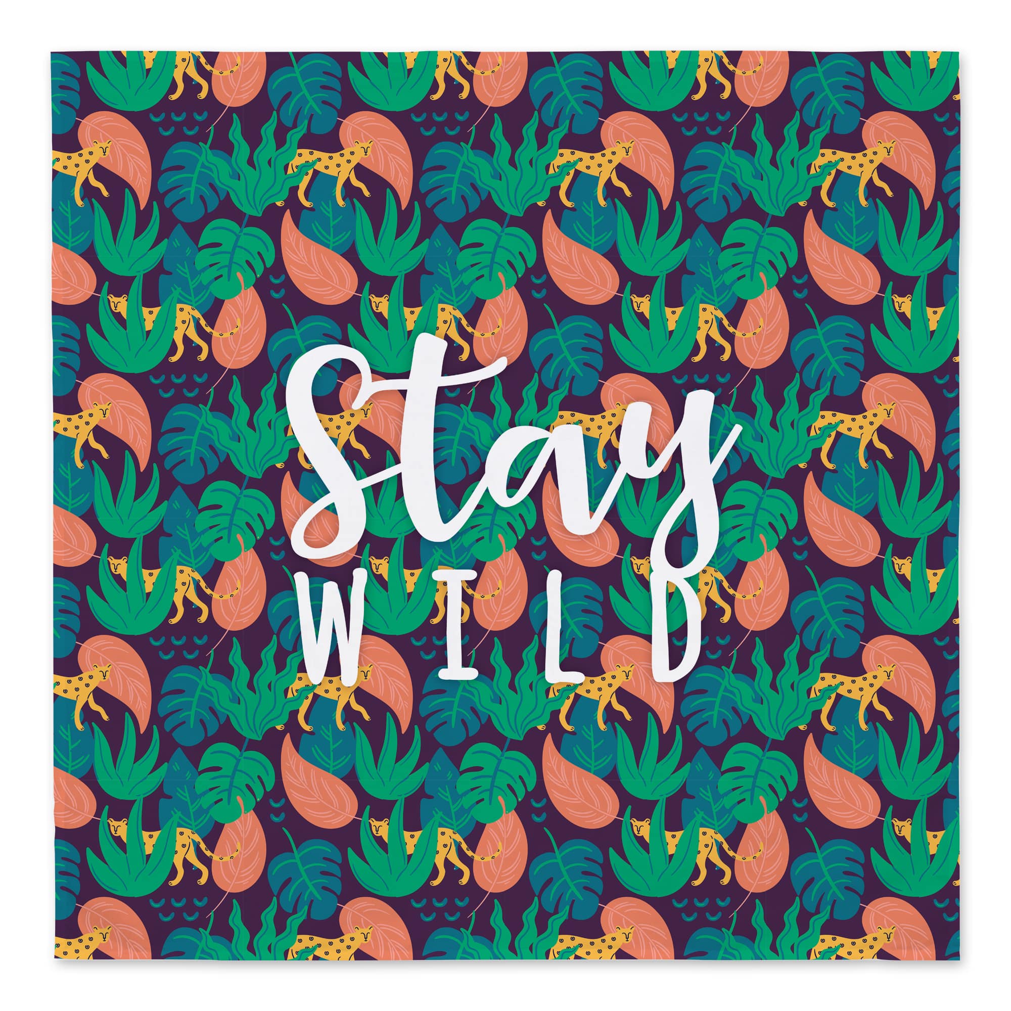 Tropical Cheetah Tapestry